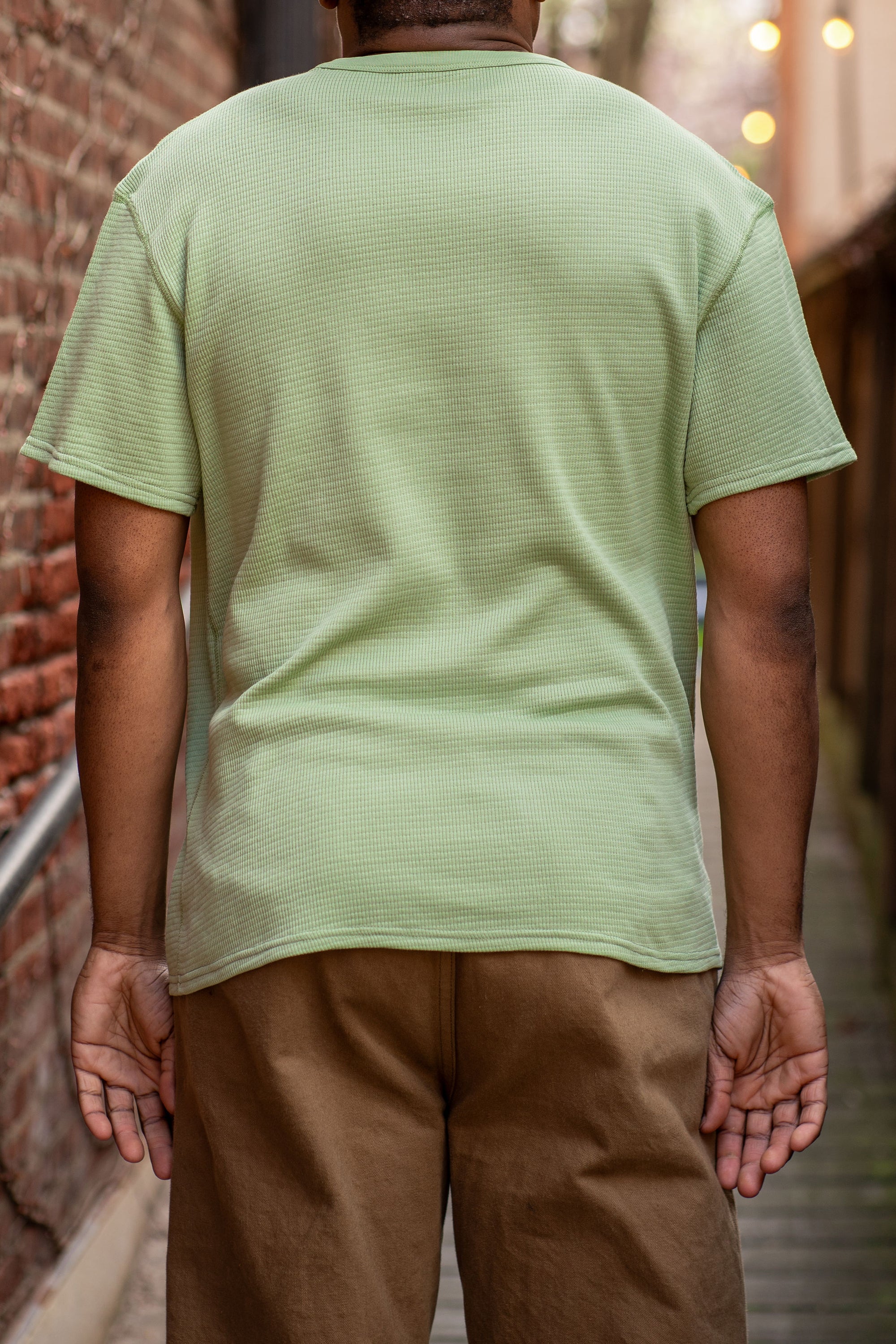 Knickerbocker Box Knit T-Shirt - Green
