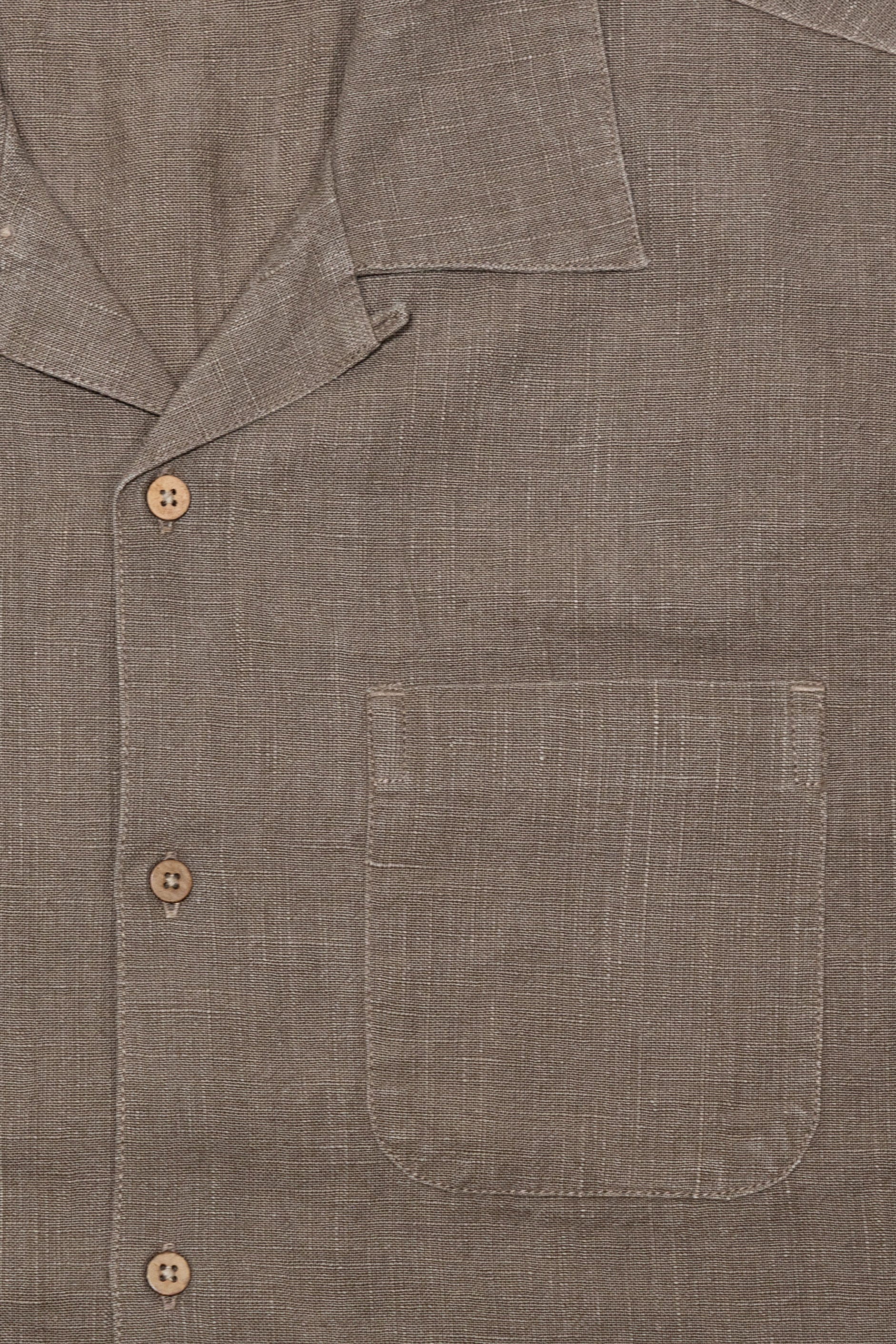3sixteen Vacation Shirt Linen - Almond