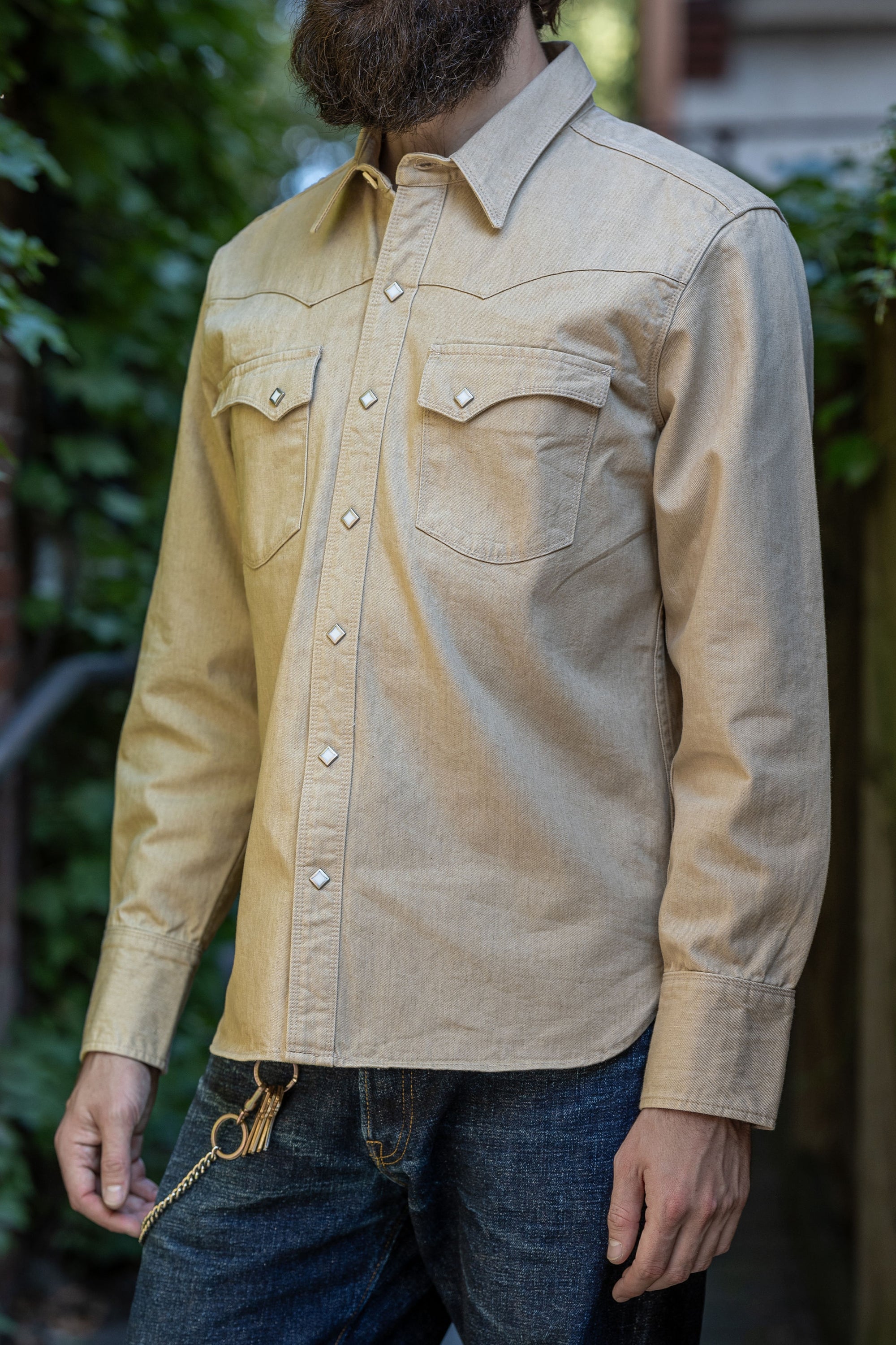 Freenote Cloth Calico - Tan Denim