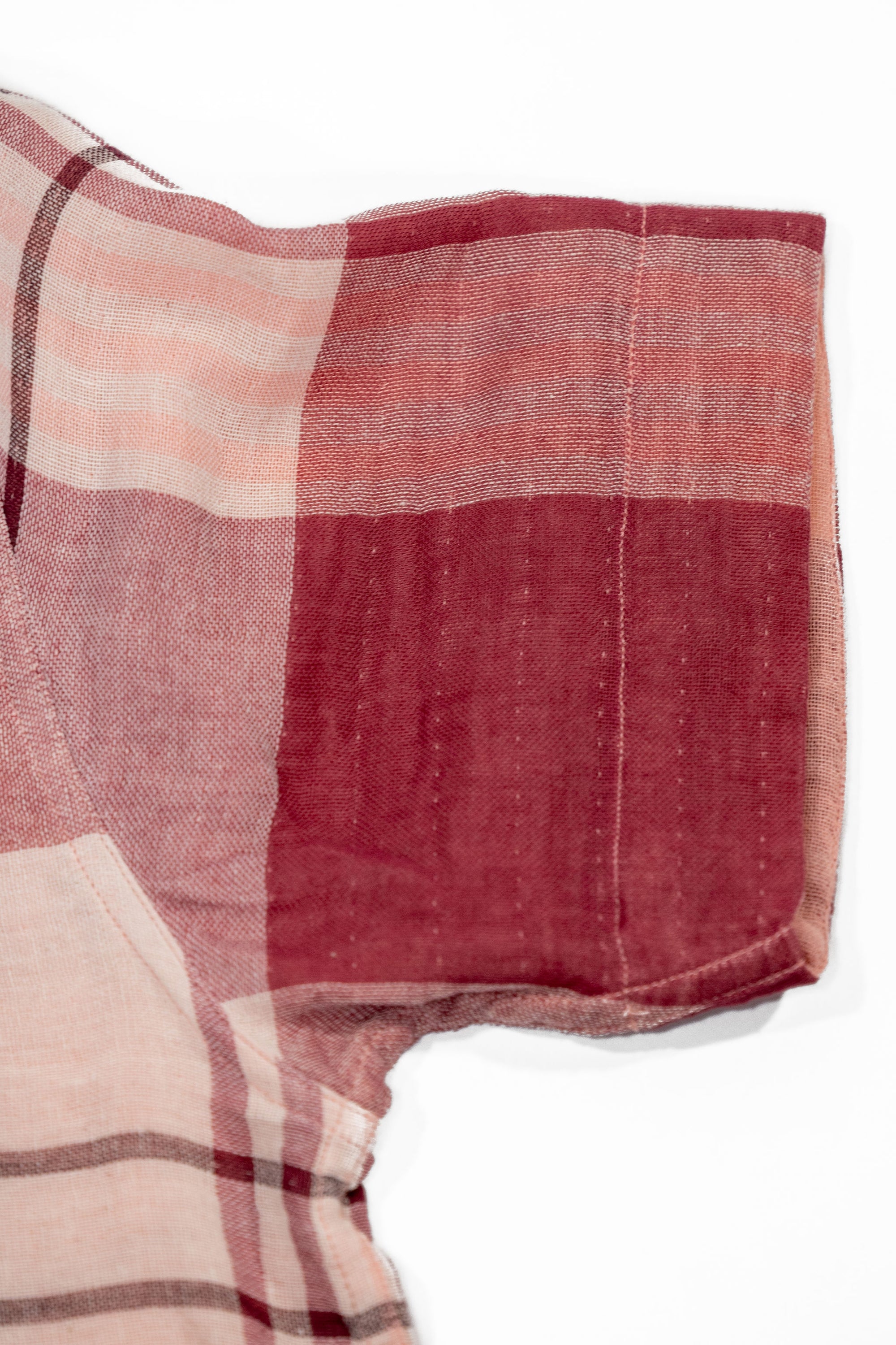 Indi + Ash Reversible Lake Camp Shirt JAC - Handwoven Double Gauze Plaid
