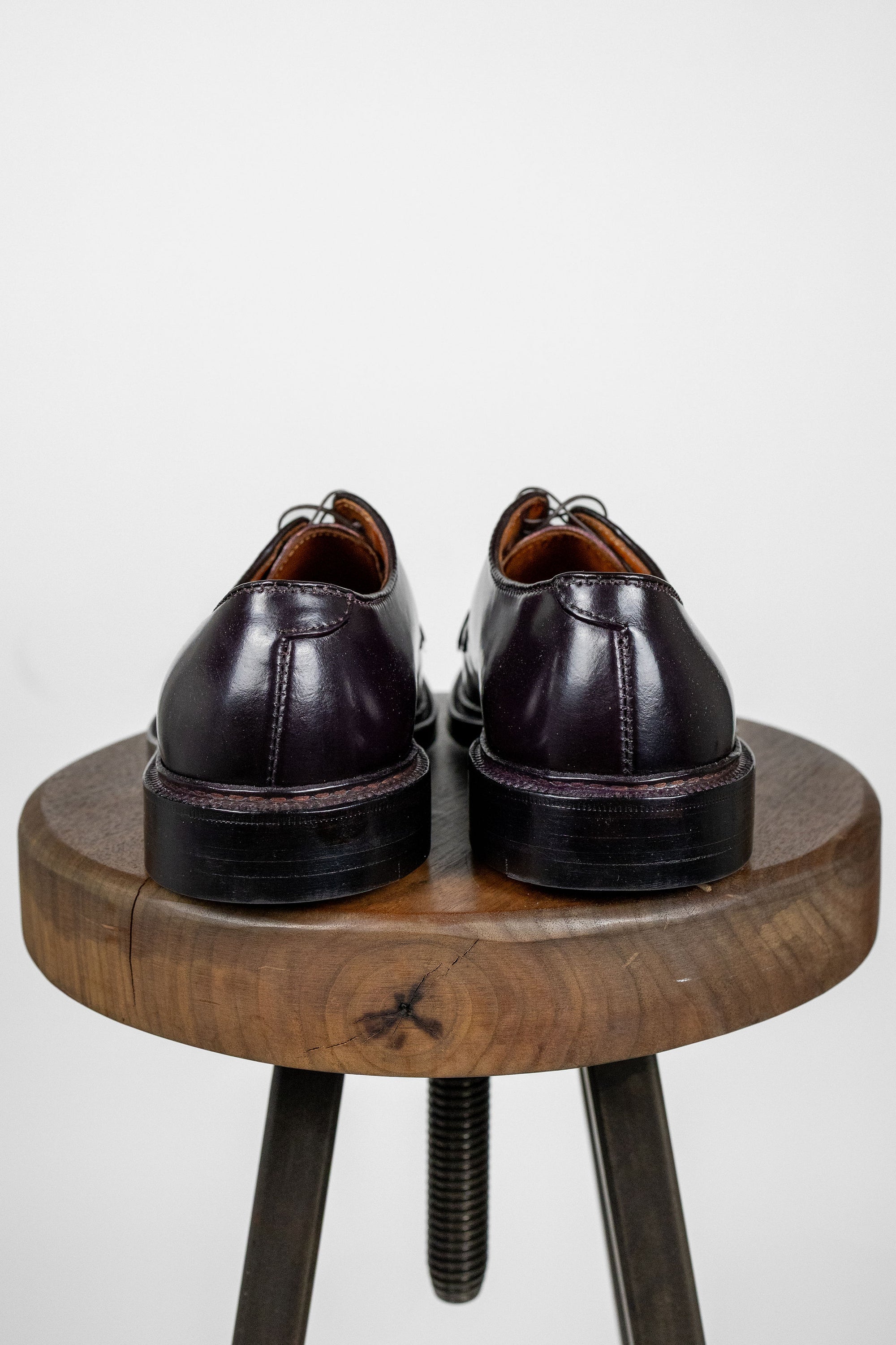 Alden 990 Plain Toe Blucher - Color 8 Shell Cordovan