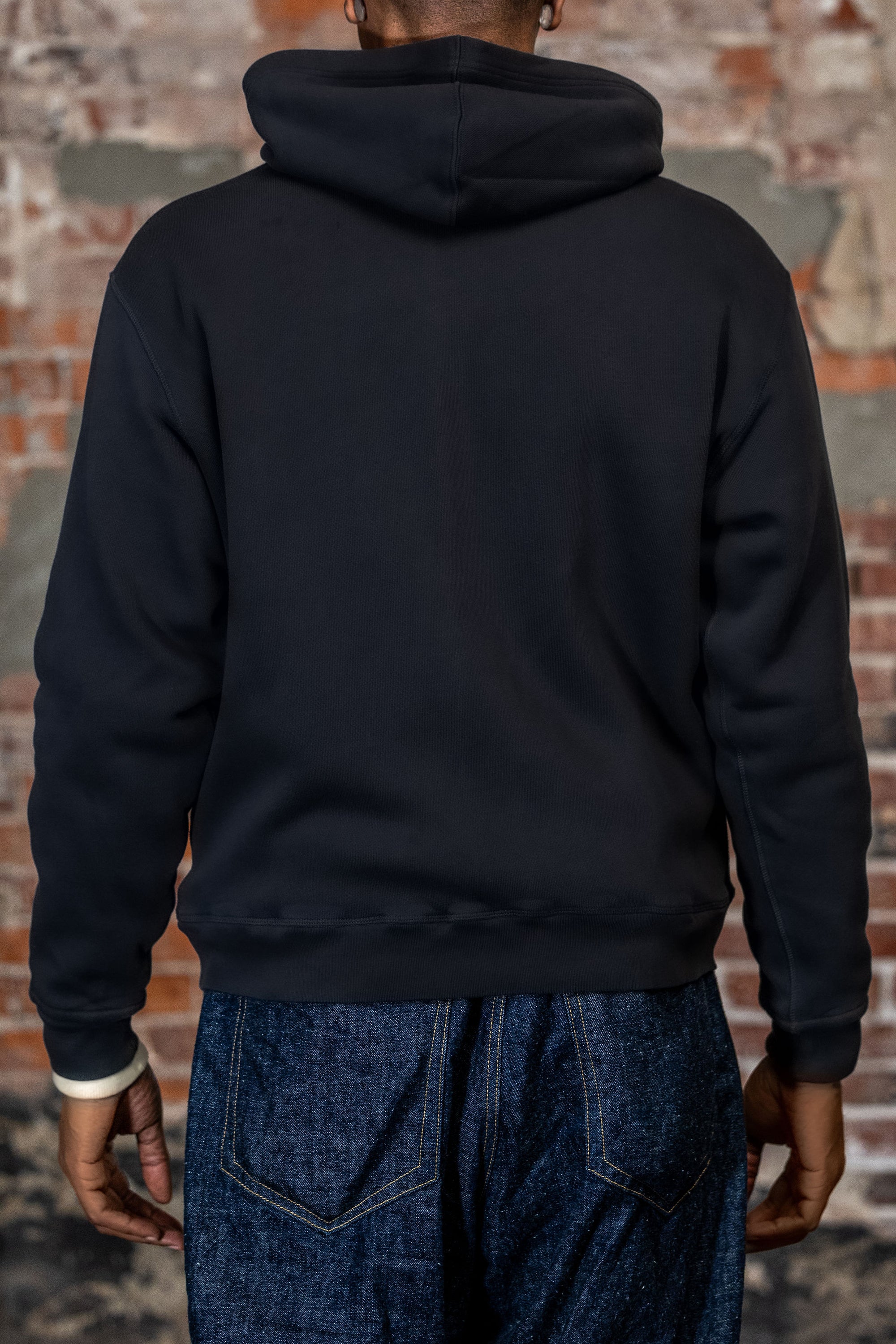 Knickerbocker Metro Waffle Hoodie - Navy