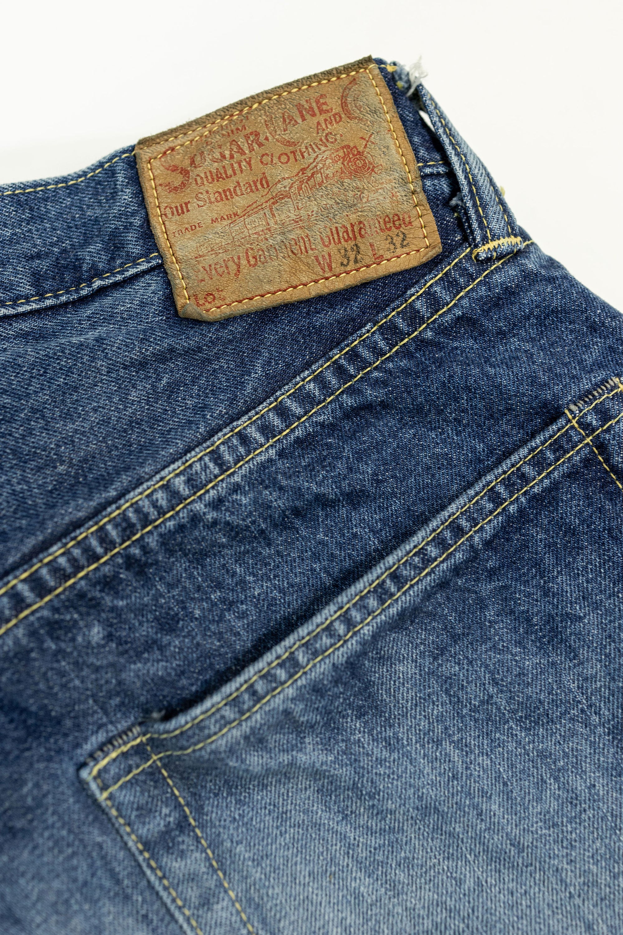 Sugar Cane 1947 Straight Leg - 14.25oz. Aged Model