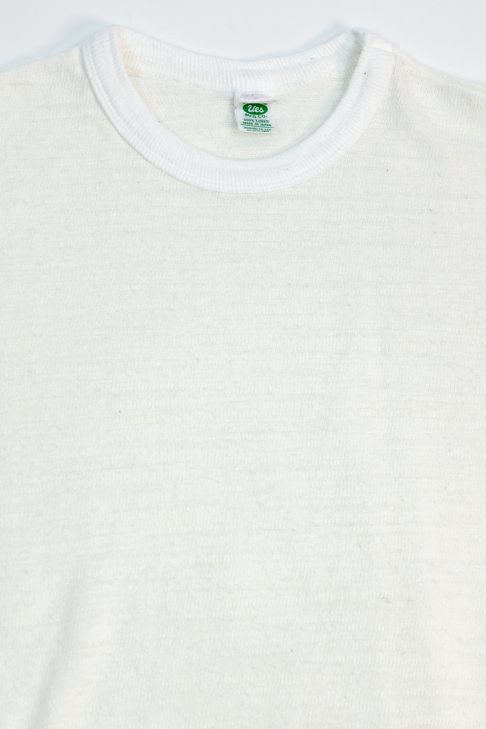 UES Linen Short Sleeve Tee - White
