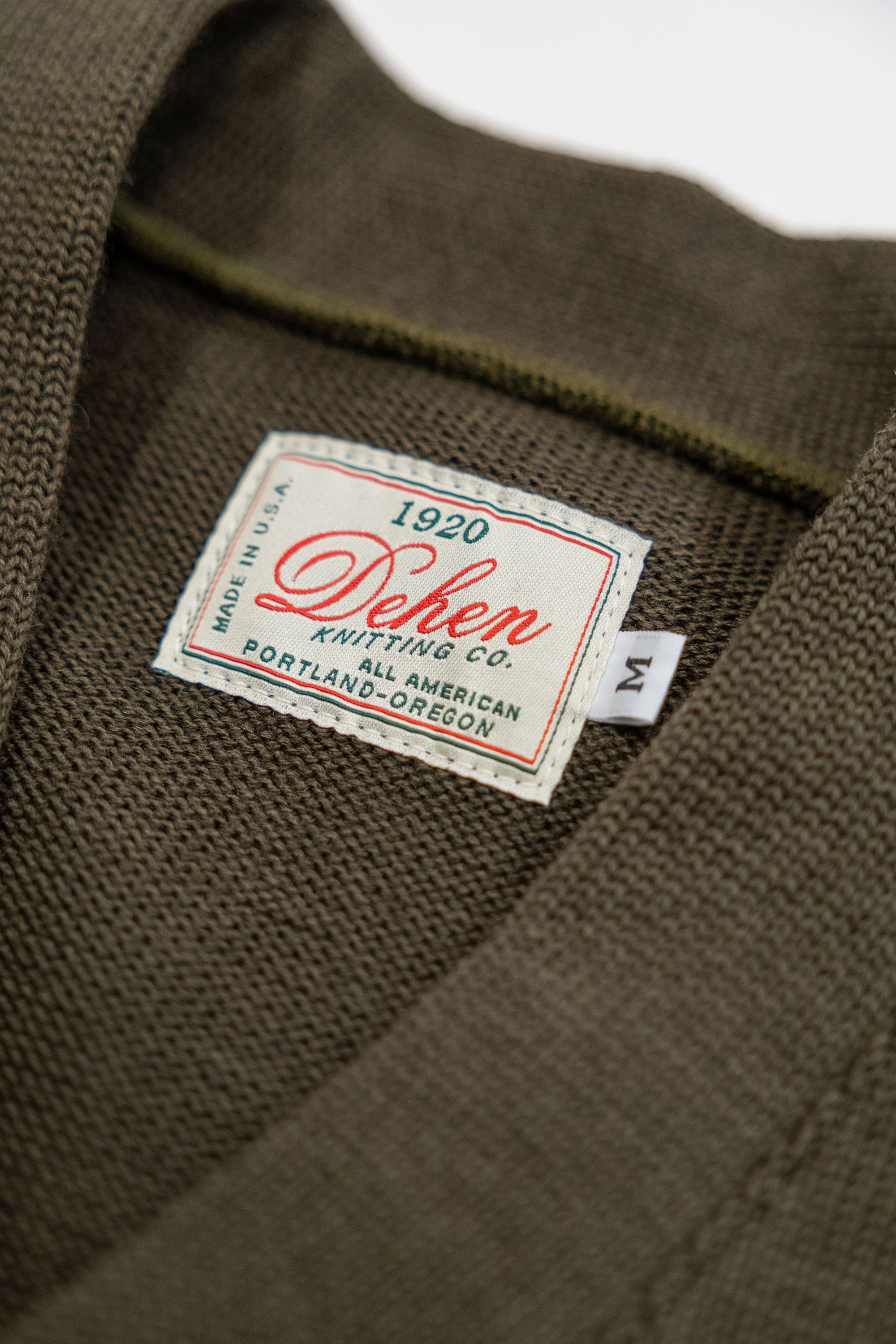 Dehen 1920 Classic Cardigan - Loden