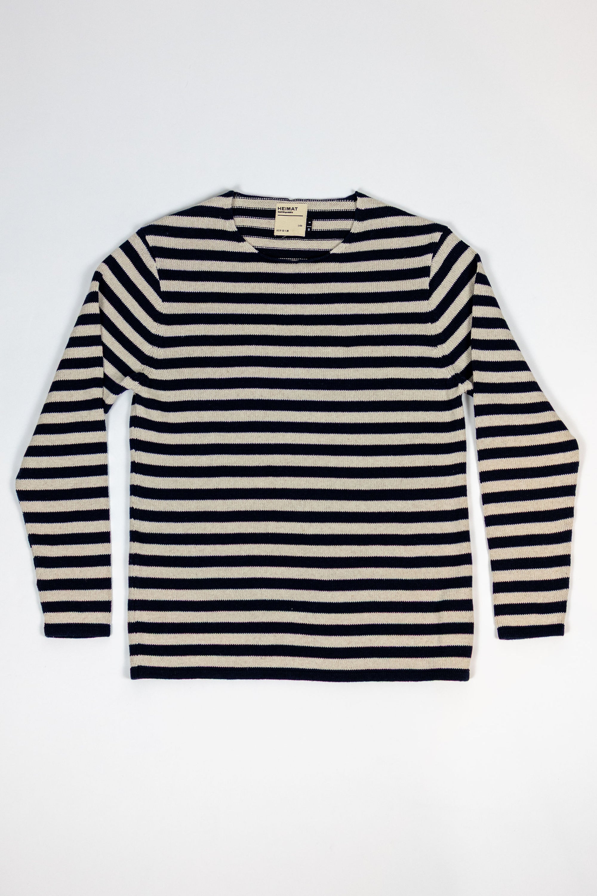 Heimat Textil Signal Harbor Sweater - Ink / Seashell Jailhouse