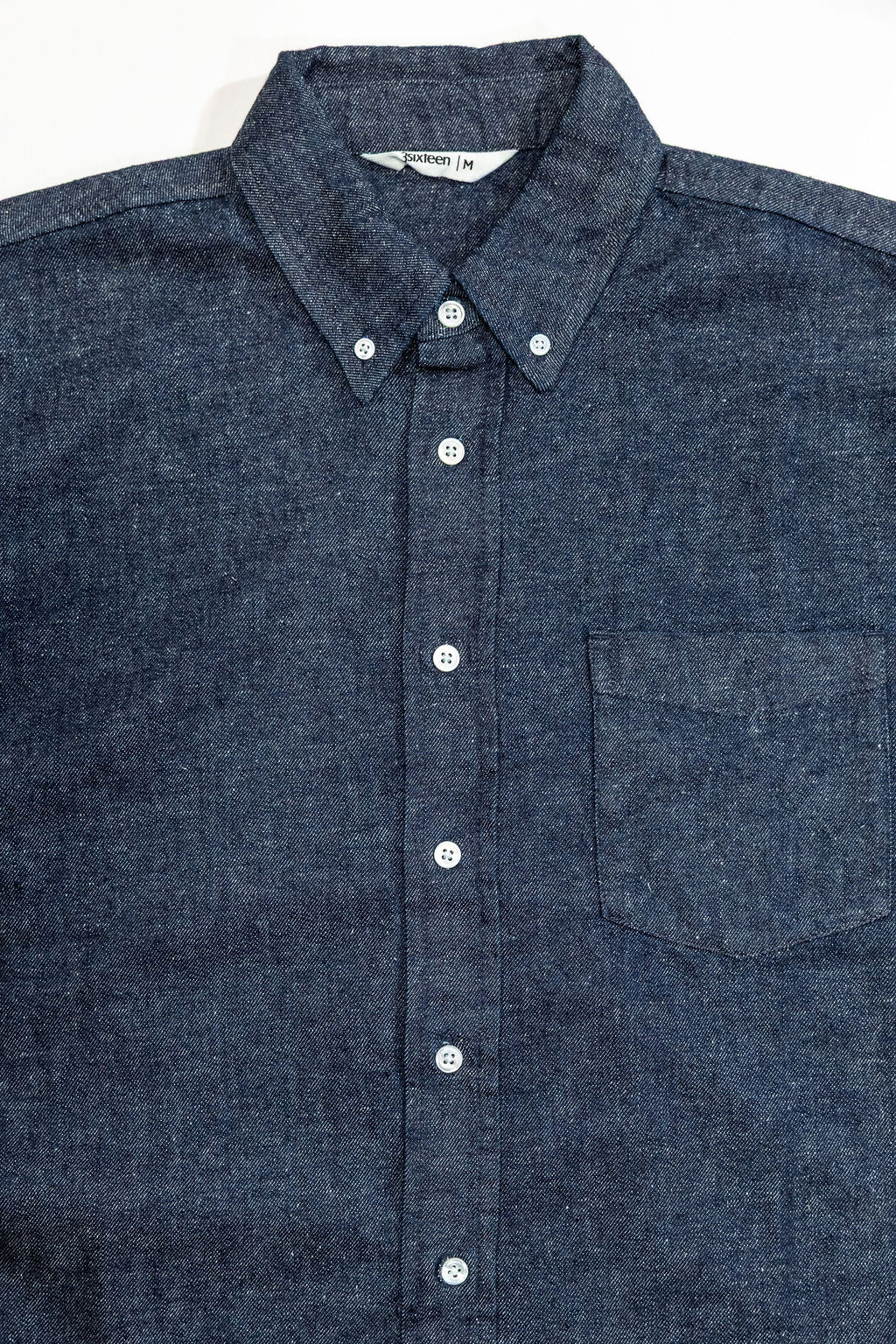 3sixteen Denim Button Down - Snow Slub Denim