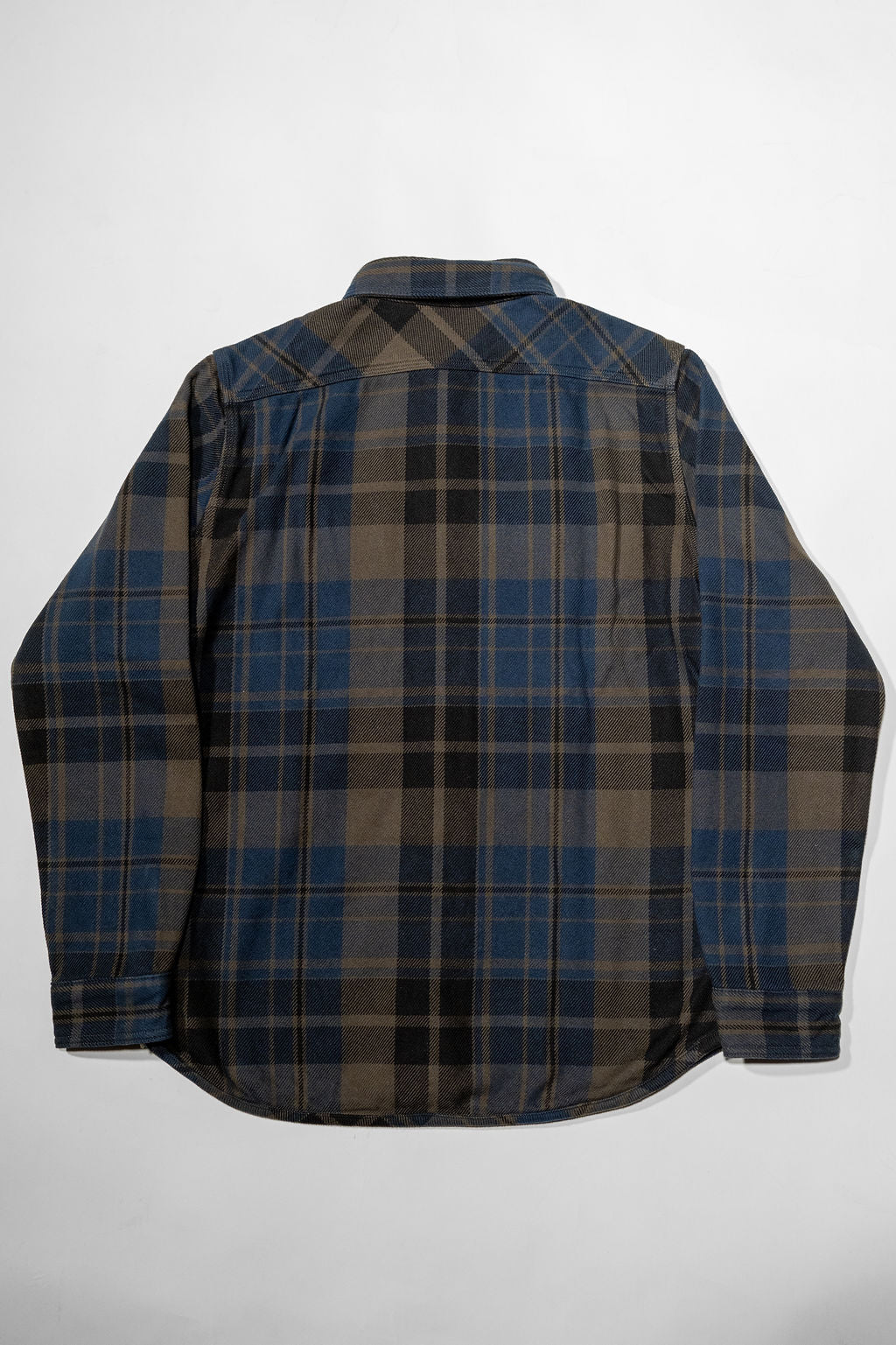 UES 502551 Extra Heavy Flannel Shirts - Navy