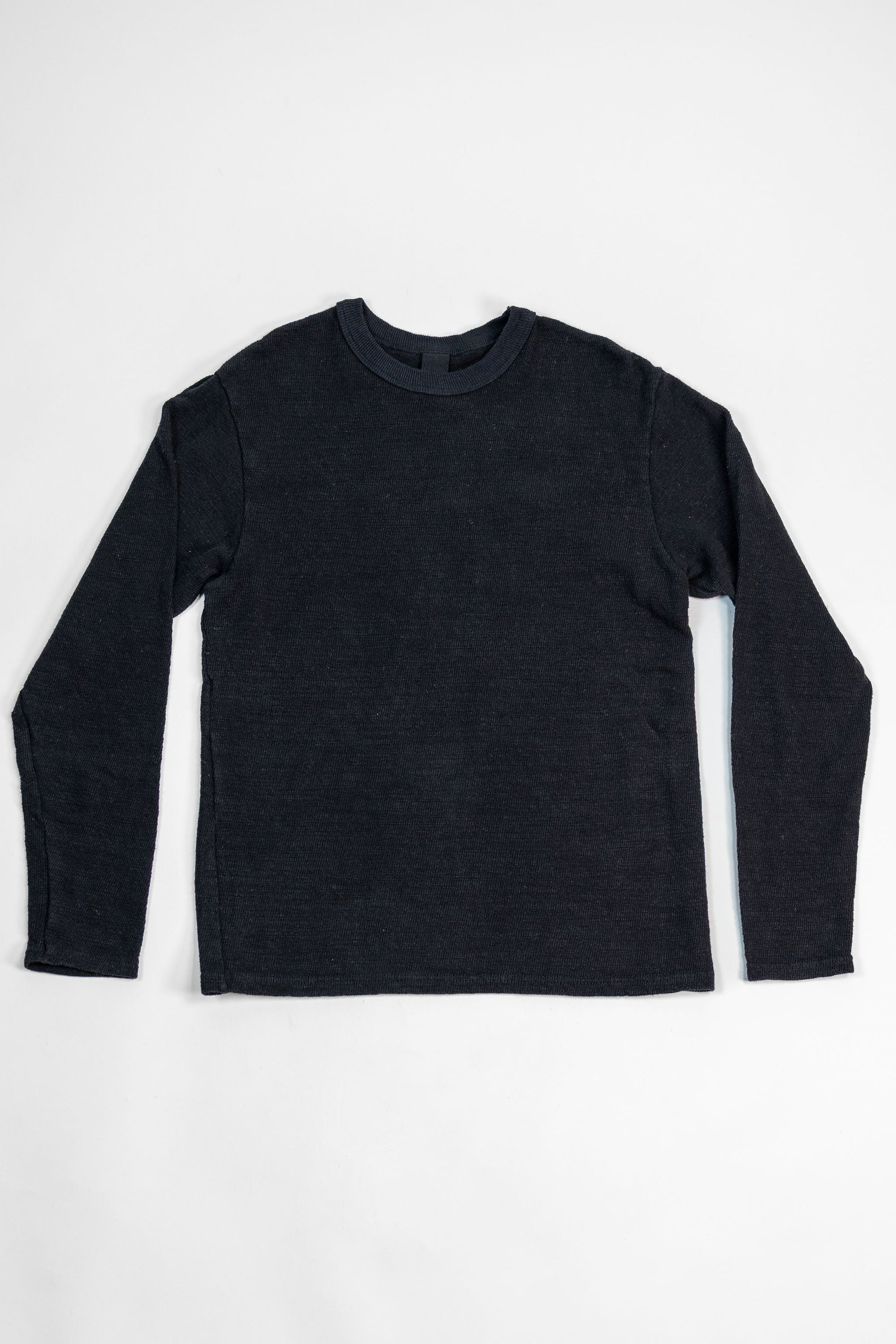 UES Linen Long Sleeve Tee - Black