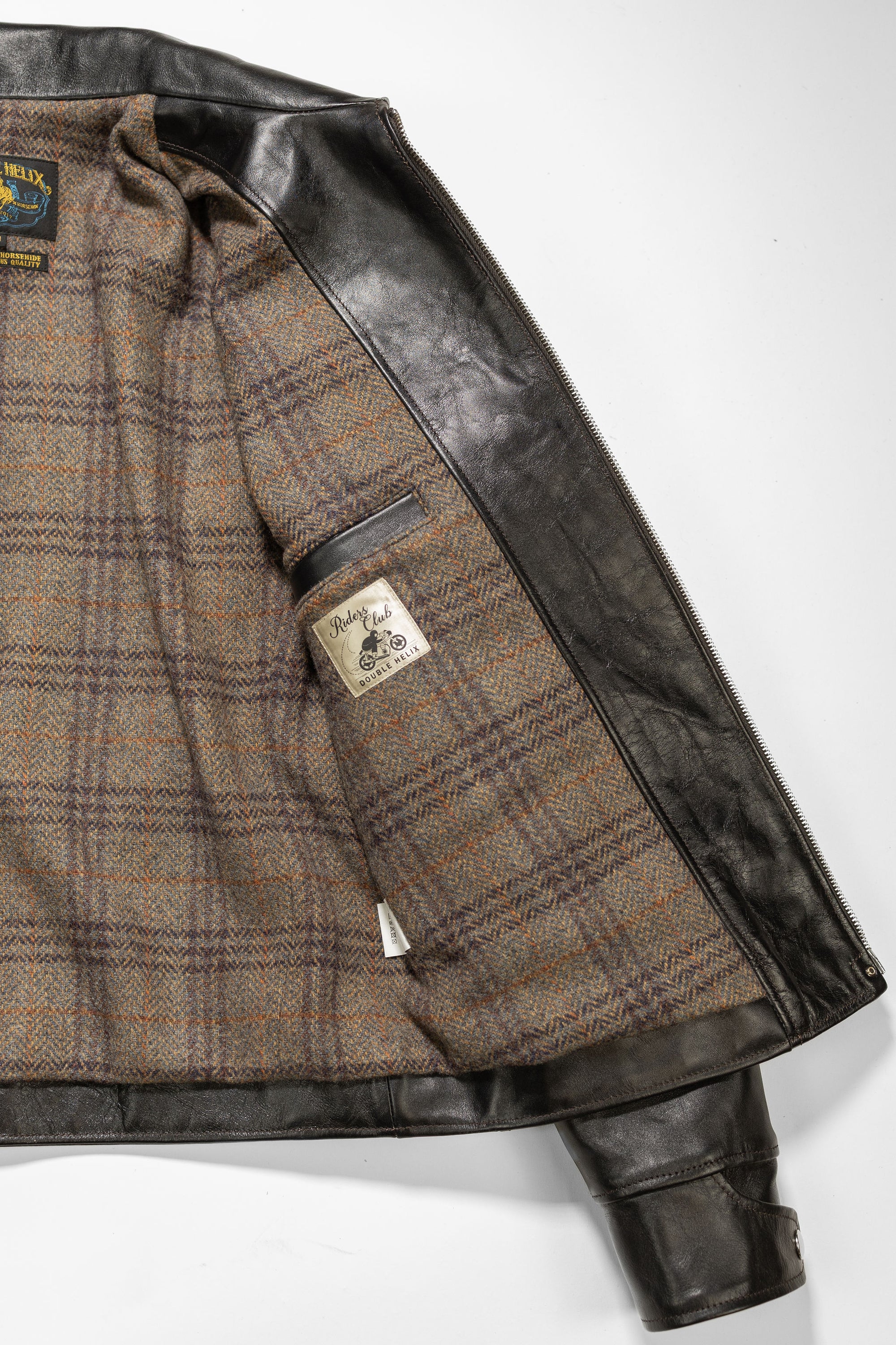 Double Helix Hugging The Curve - Black Teacore Horsehide