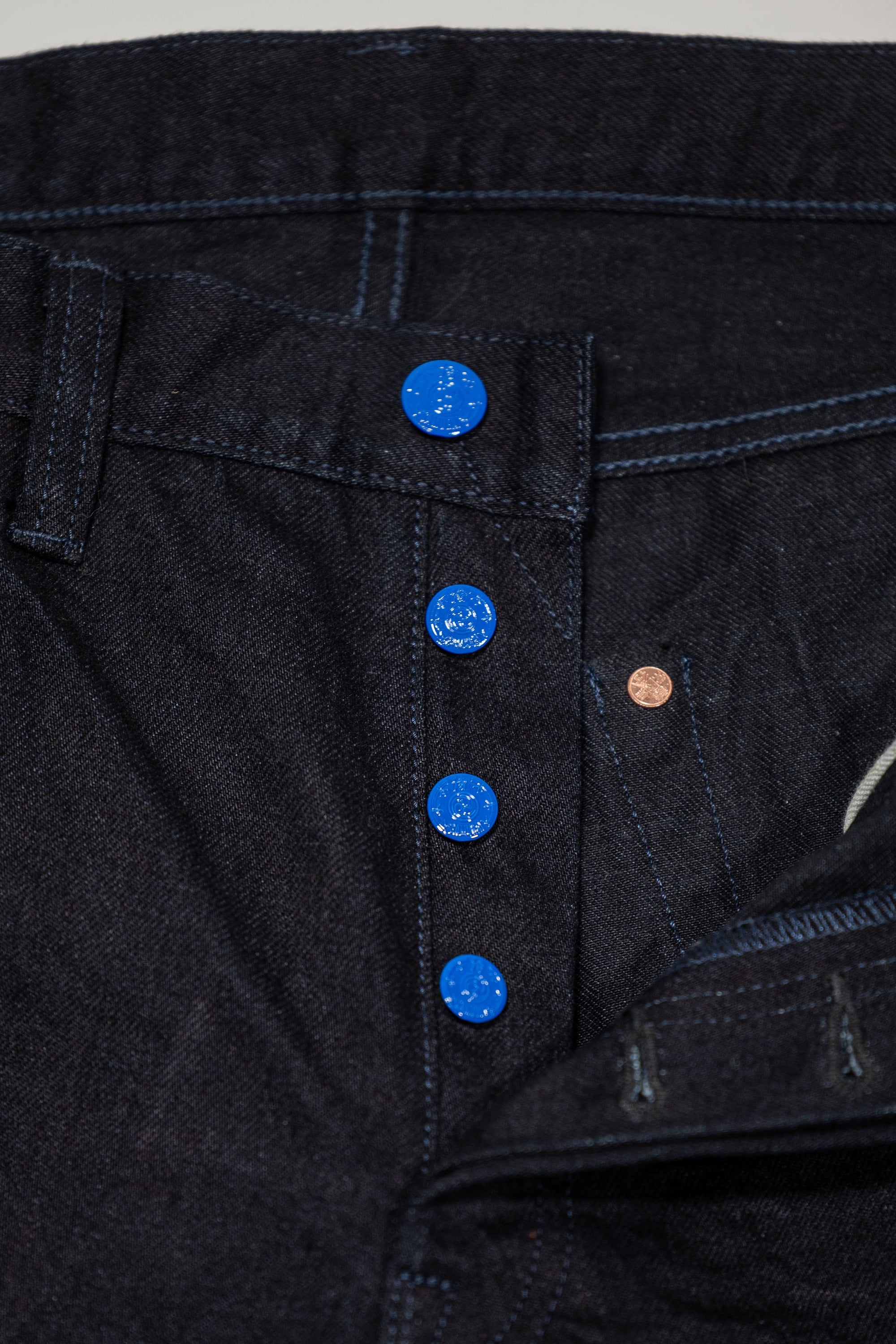 Samurai S0510XX-BOB Aoki Tachikage Regular Straight - 15oz Black-on-Blue Denim