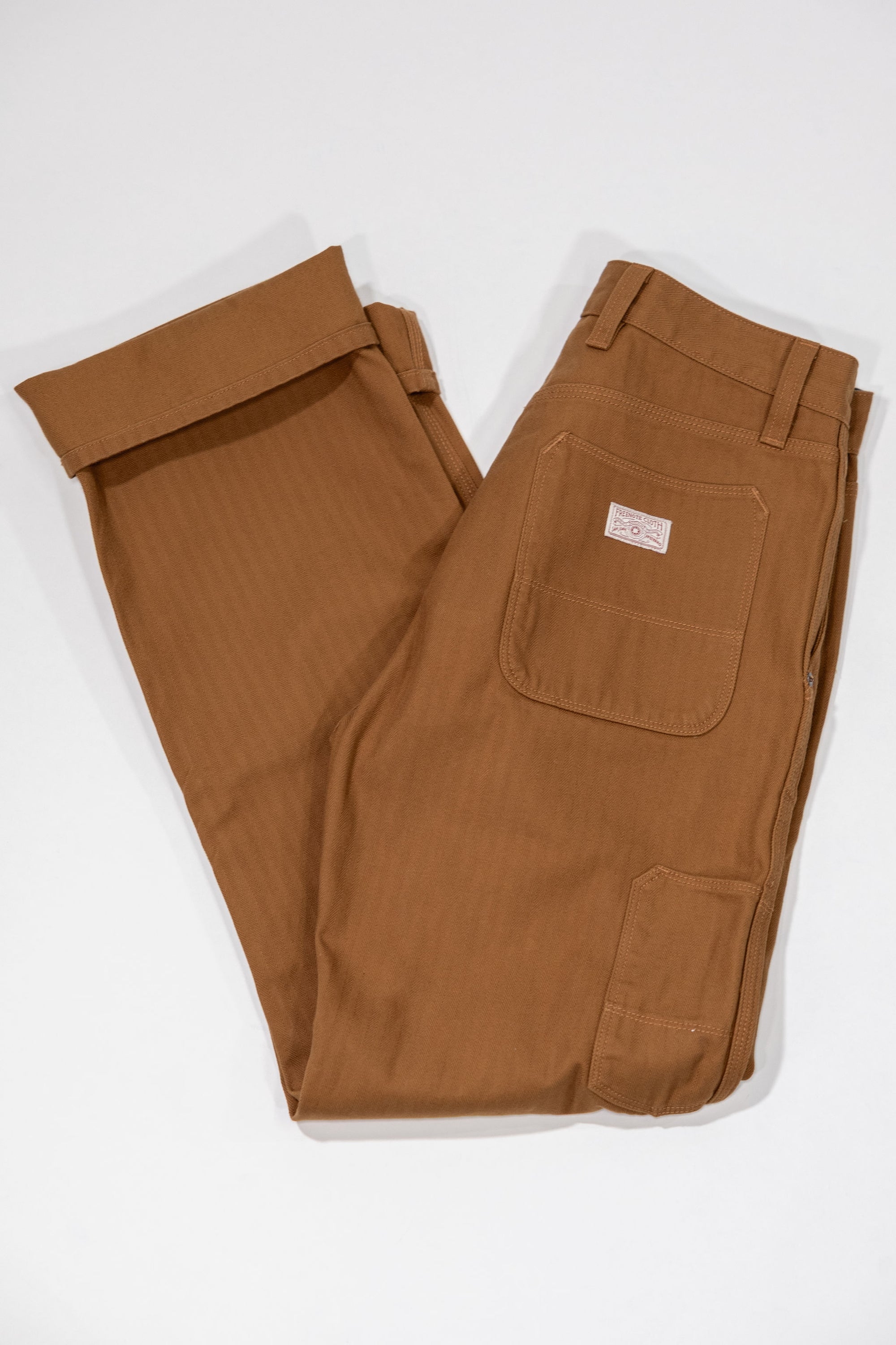 Freenote Coth Ortega Pant - 13oz Rust Herringbone