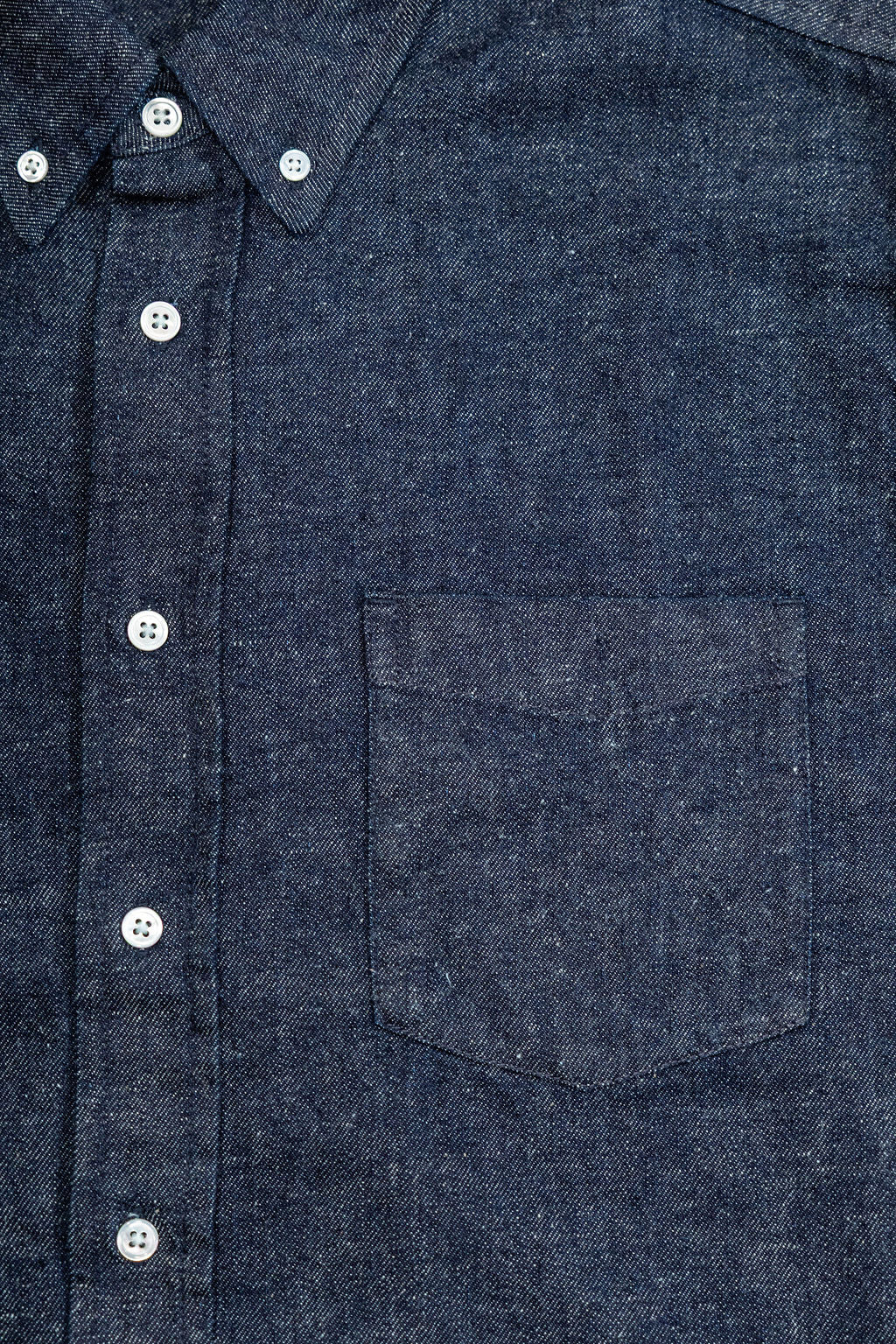 3sixteen Denim Button Down - Snow Slub Denim