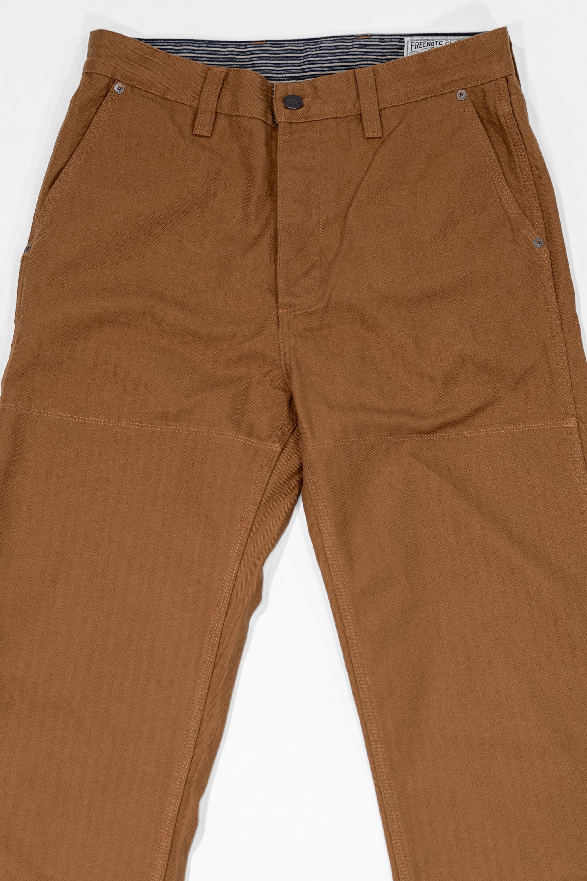 Freenote Coth Ortega Pant - 13oz Rust Herringbone