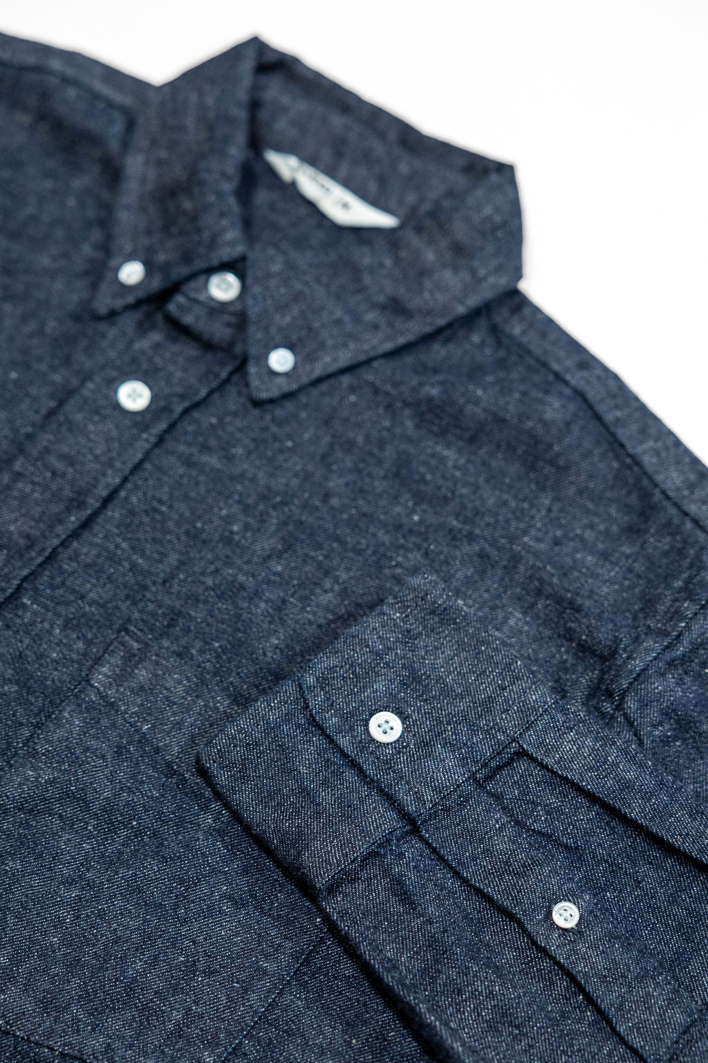 3sixteen Denim Button Down - Snow Slub Denim