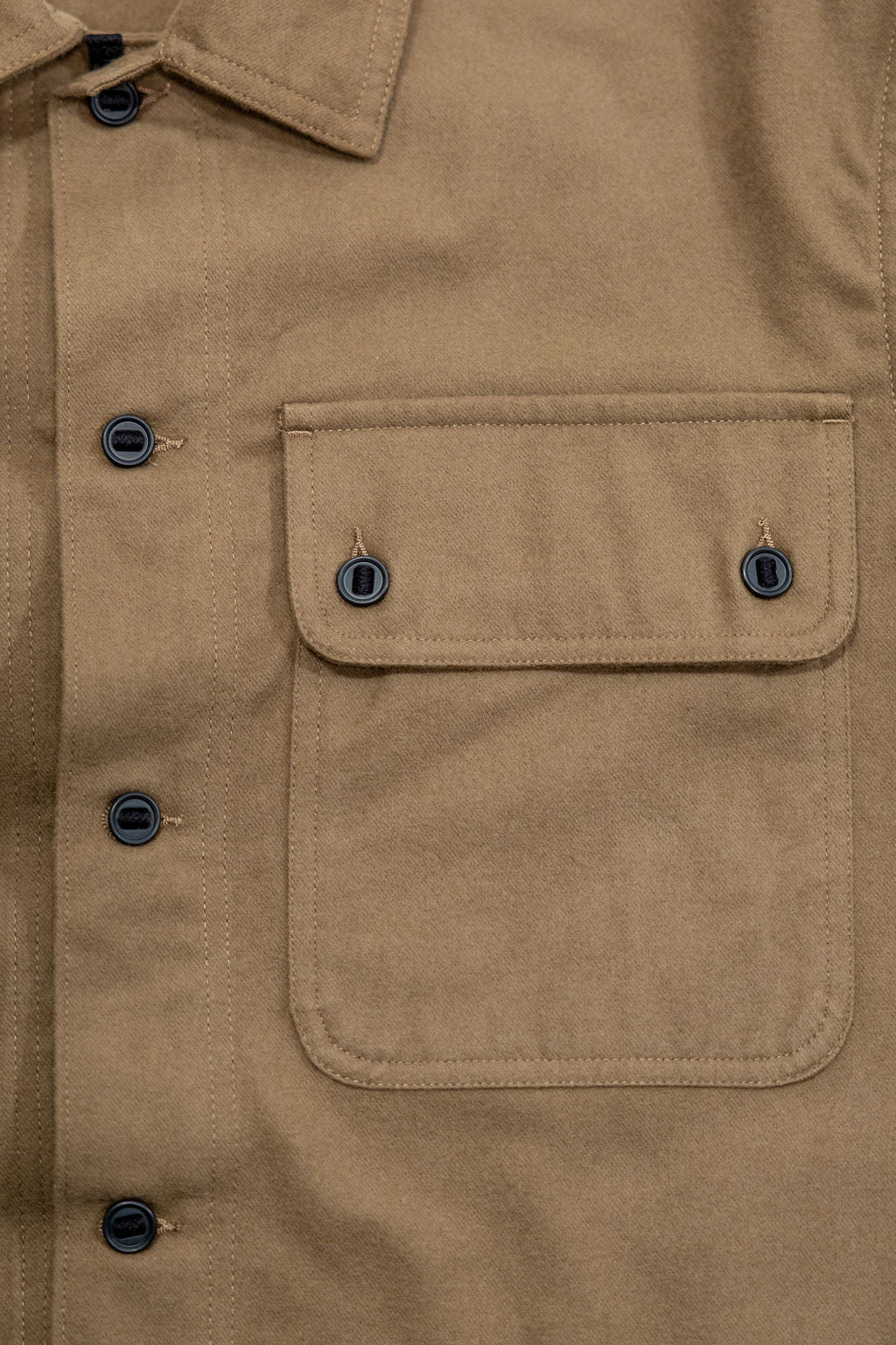 Knickerbocker Market Compact Cotton Overshirt - Moss