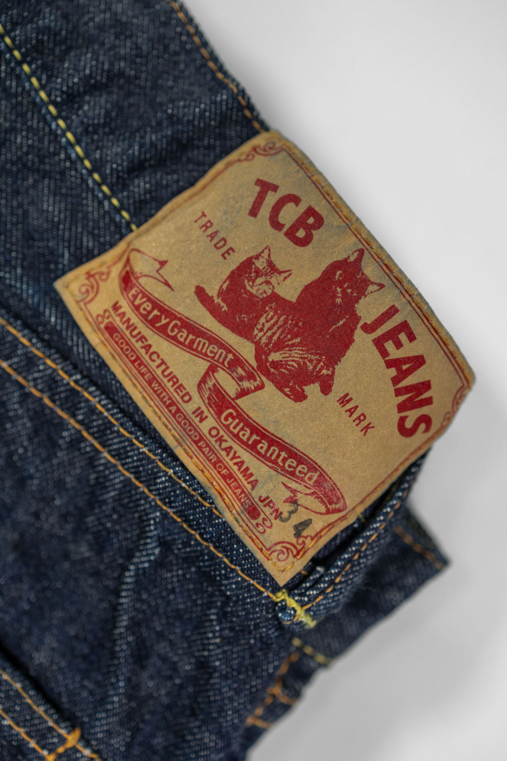 TCB Jeans 50's Jeans - 13.50z Denim One Wash