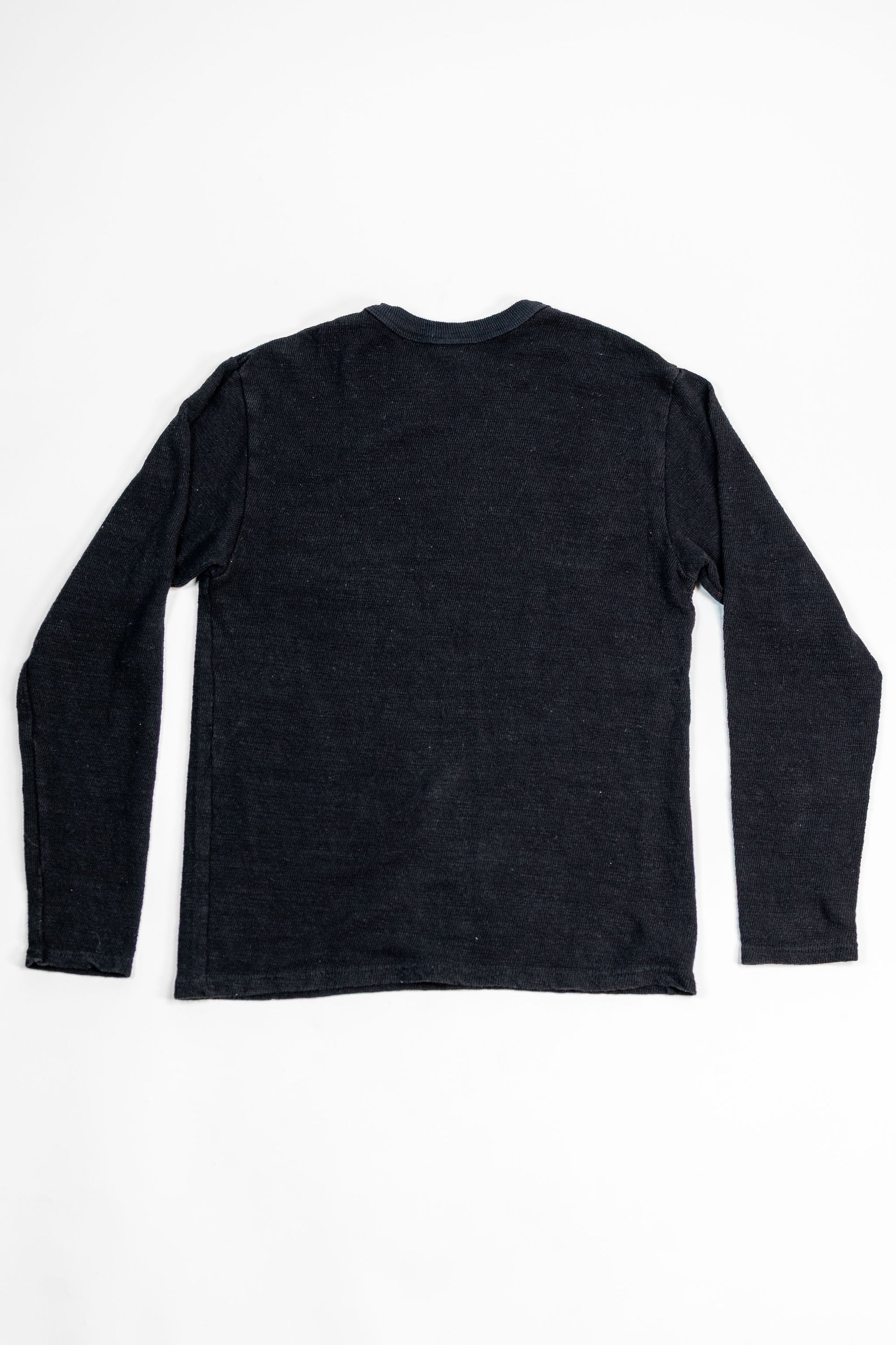UES Linen Long Sleeve Tee - Black