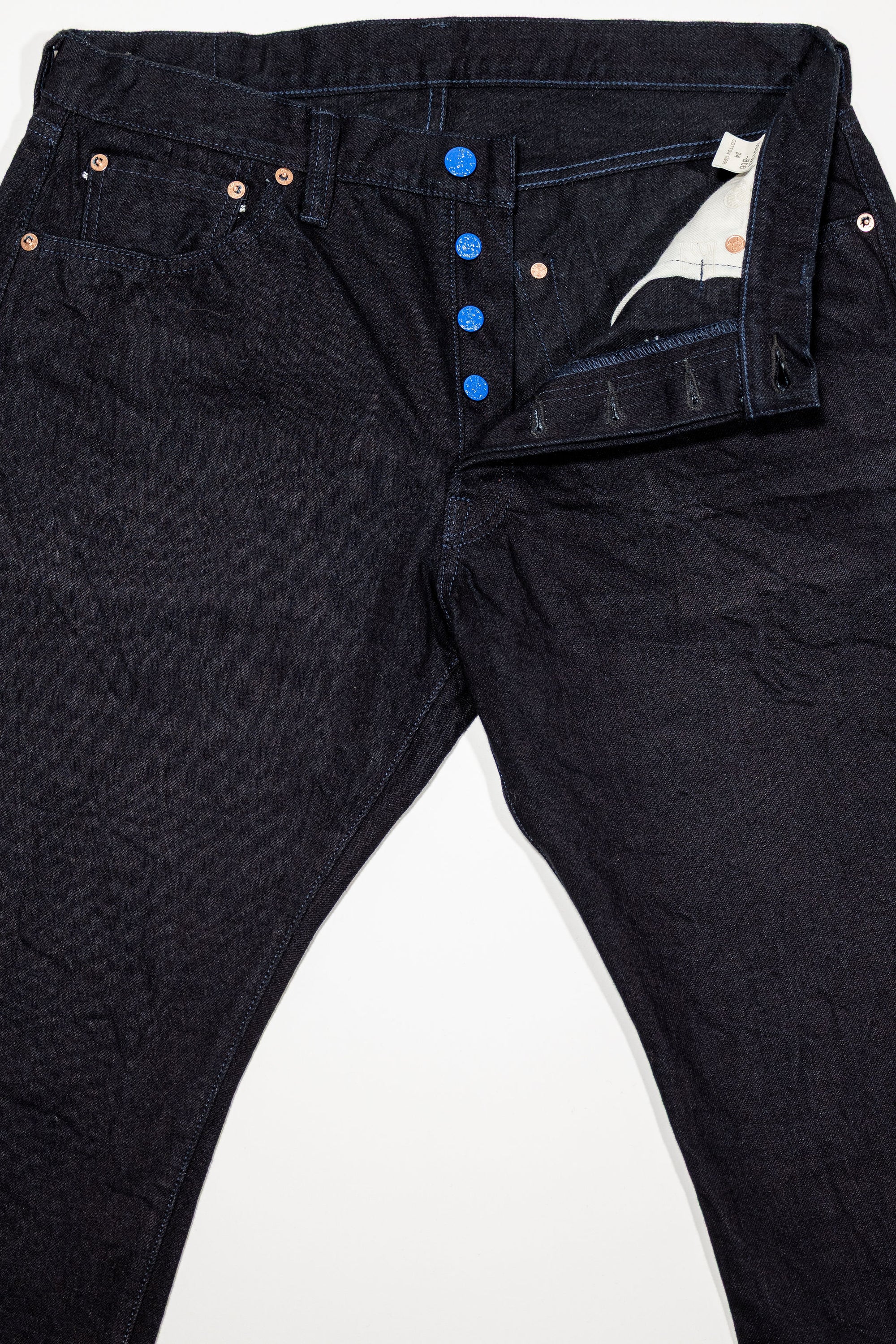 Samurai S0510XX-BOB Aoki Tachikage Regular Straight - 15oz Black-on-Blue Denim