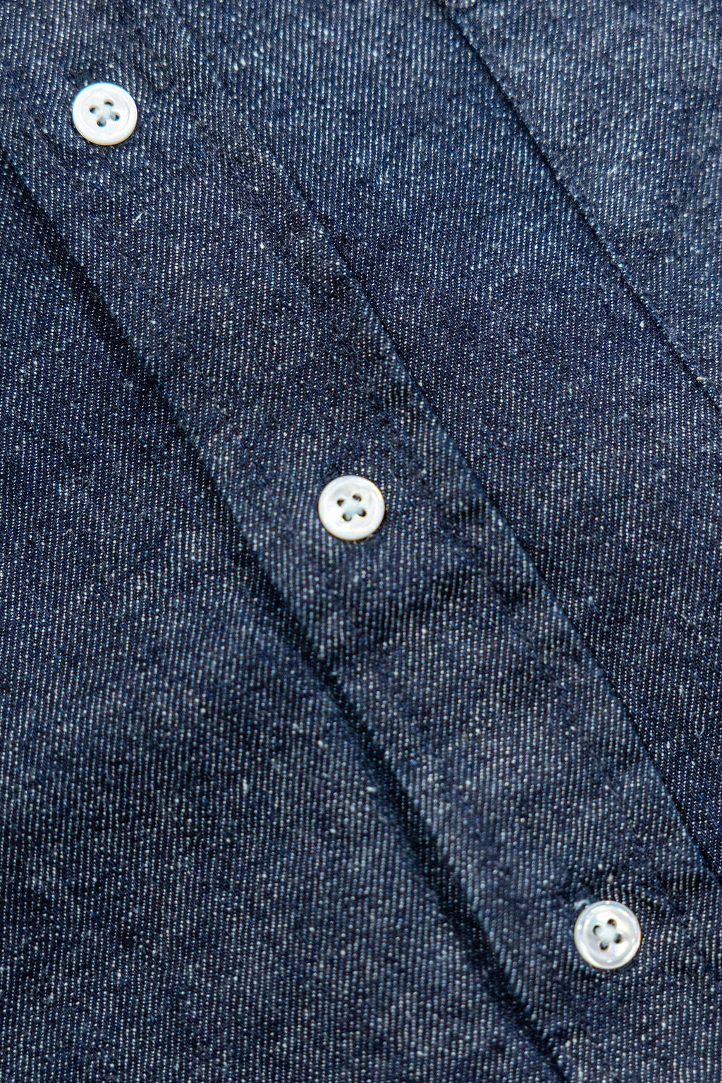 3sixteen Denim Button Down - Snow Slub Denim