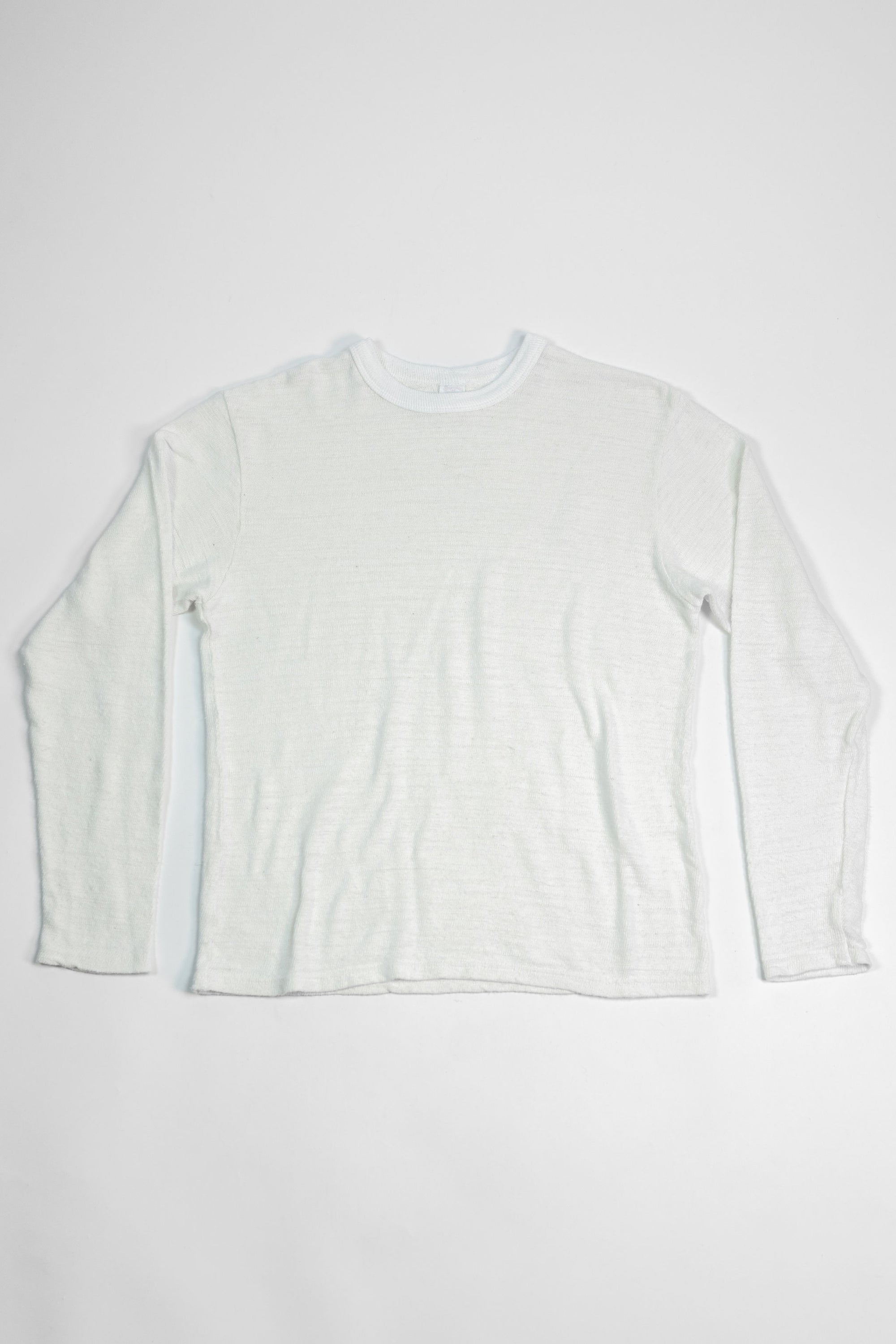 UES Linen Long Sleeve Tee - White