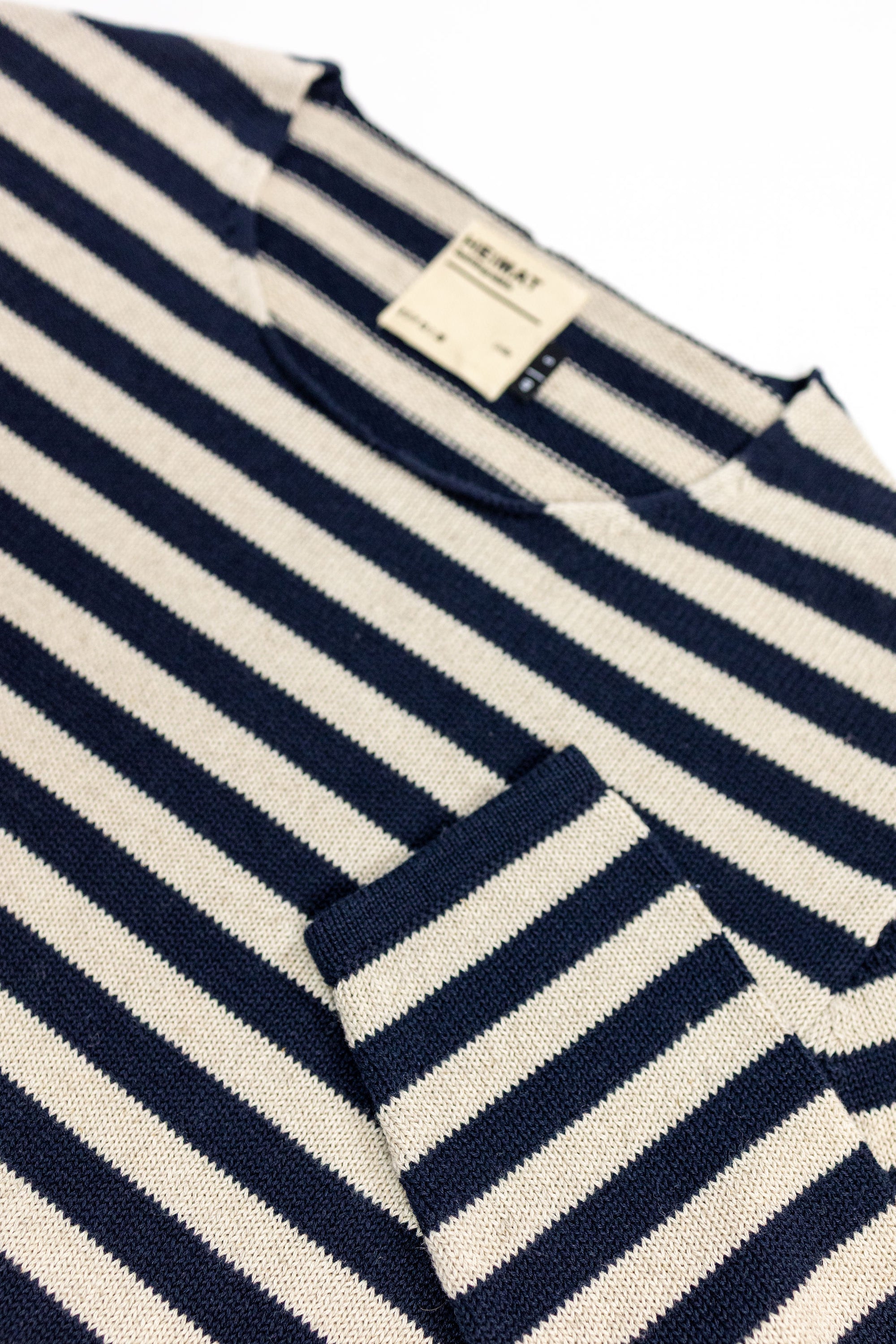 Heimat Textil Signal Harbor Sweater - Ink / Seashell Jailhouse