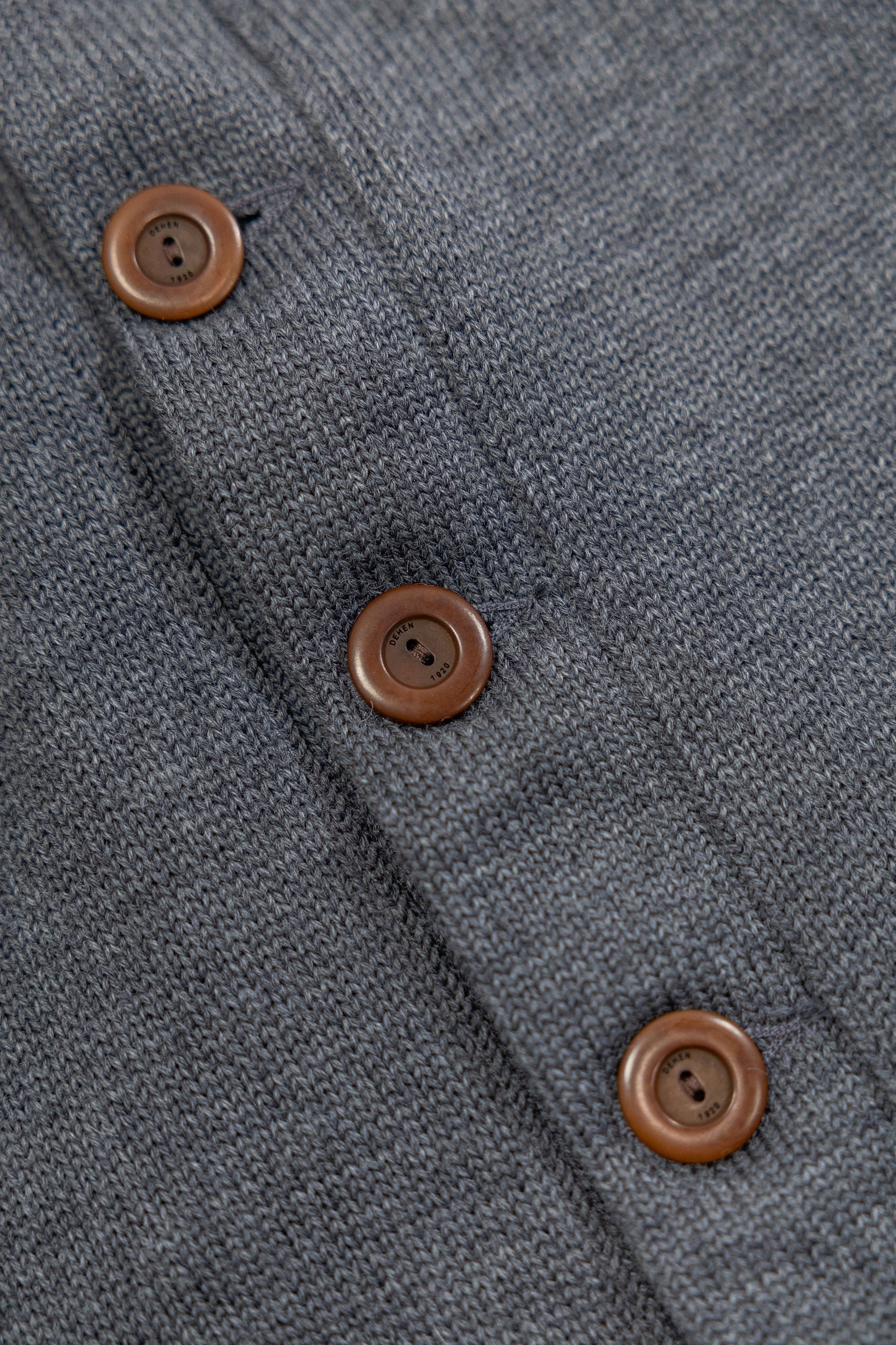 Dehen 1920 Classic Cardigan - Charcoal