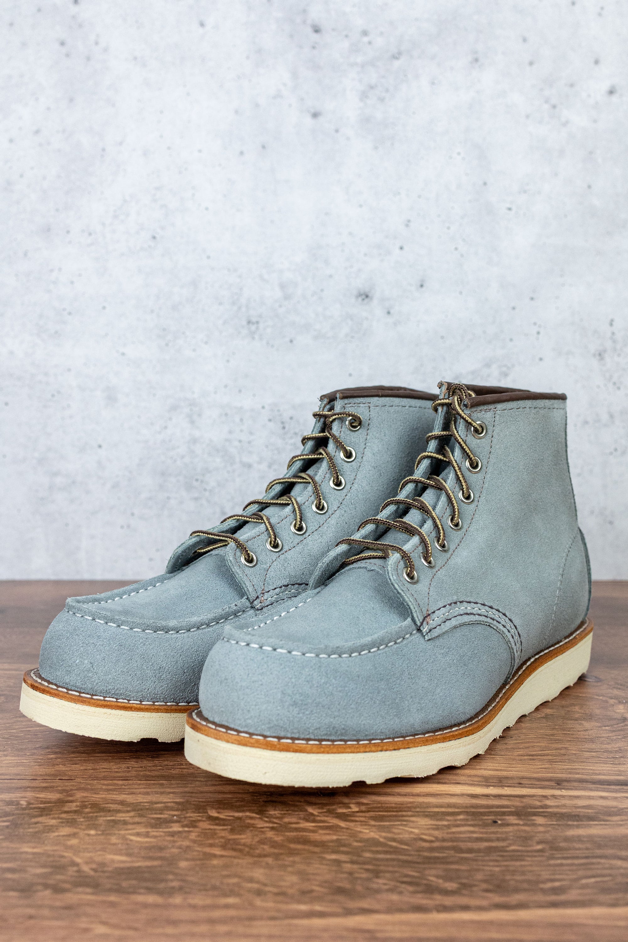 Red Wing Heritage Classic Moc 8800 - Dusty Blue Abilene Leather