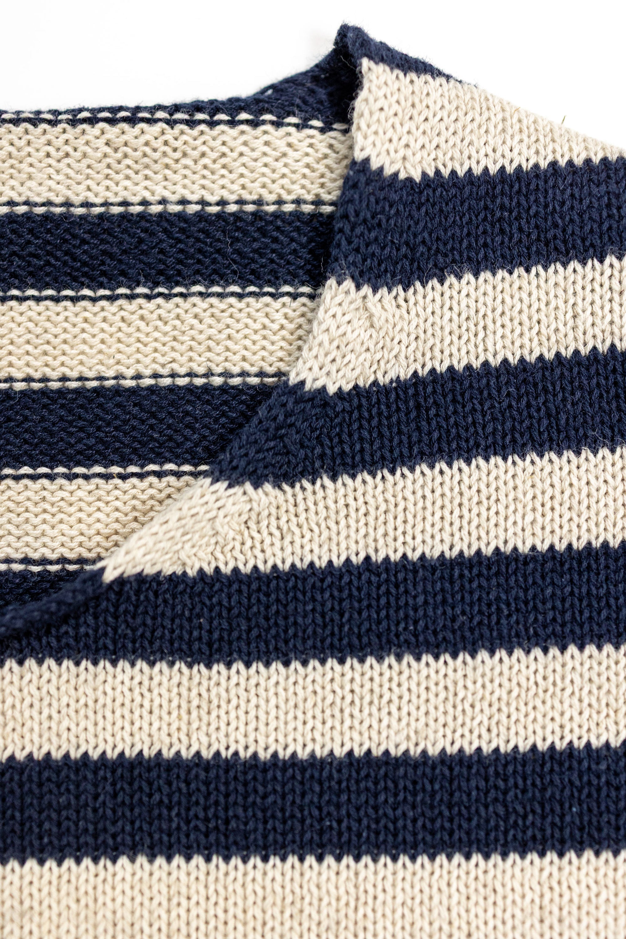 Heimat Textil Signal Harbor Sweater - Ink / Seashell Jailhouse