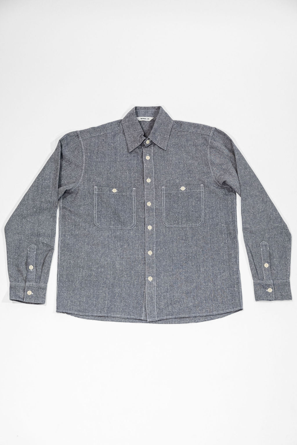 3sixteen Utility Chambray Shirt - Handloom Silk Khadi