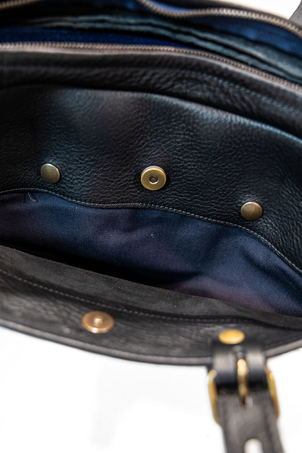 Bleu de Chauffe Folder Business Bag - Black