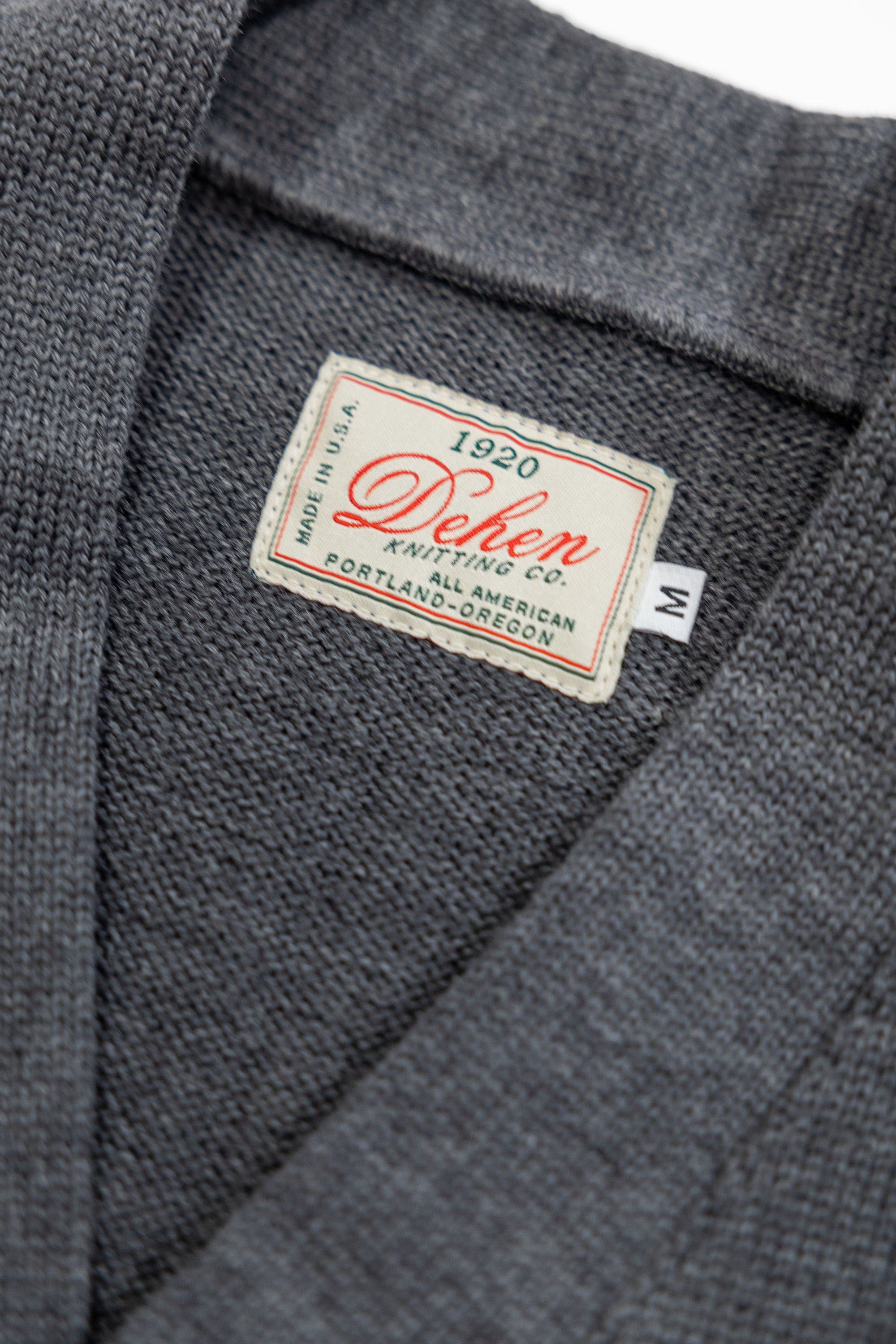 Dehen 1920 Classic Cardigan - Charcoal