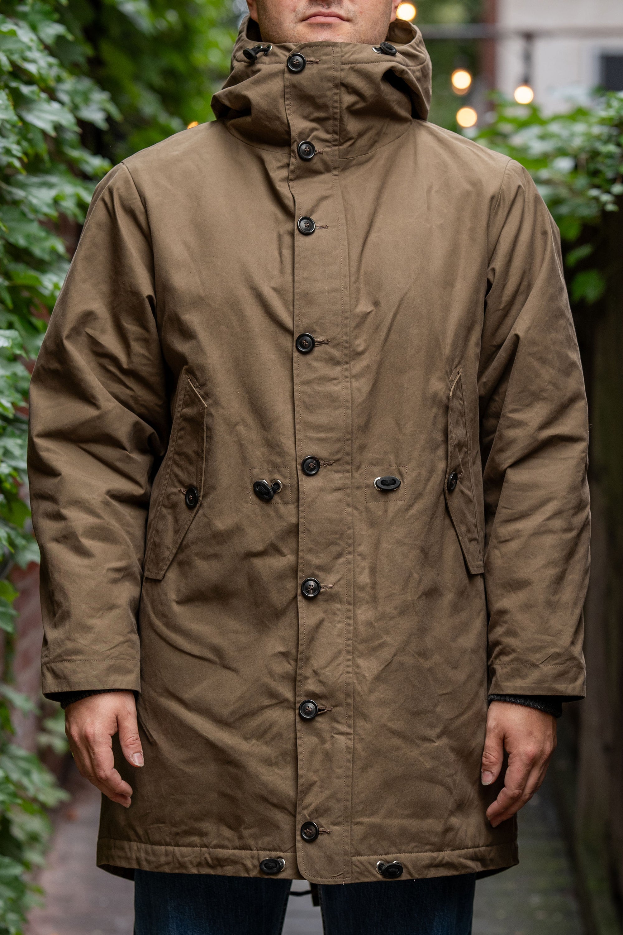 Hansen Garments Rasmus Waxed Parka - Tobacco