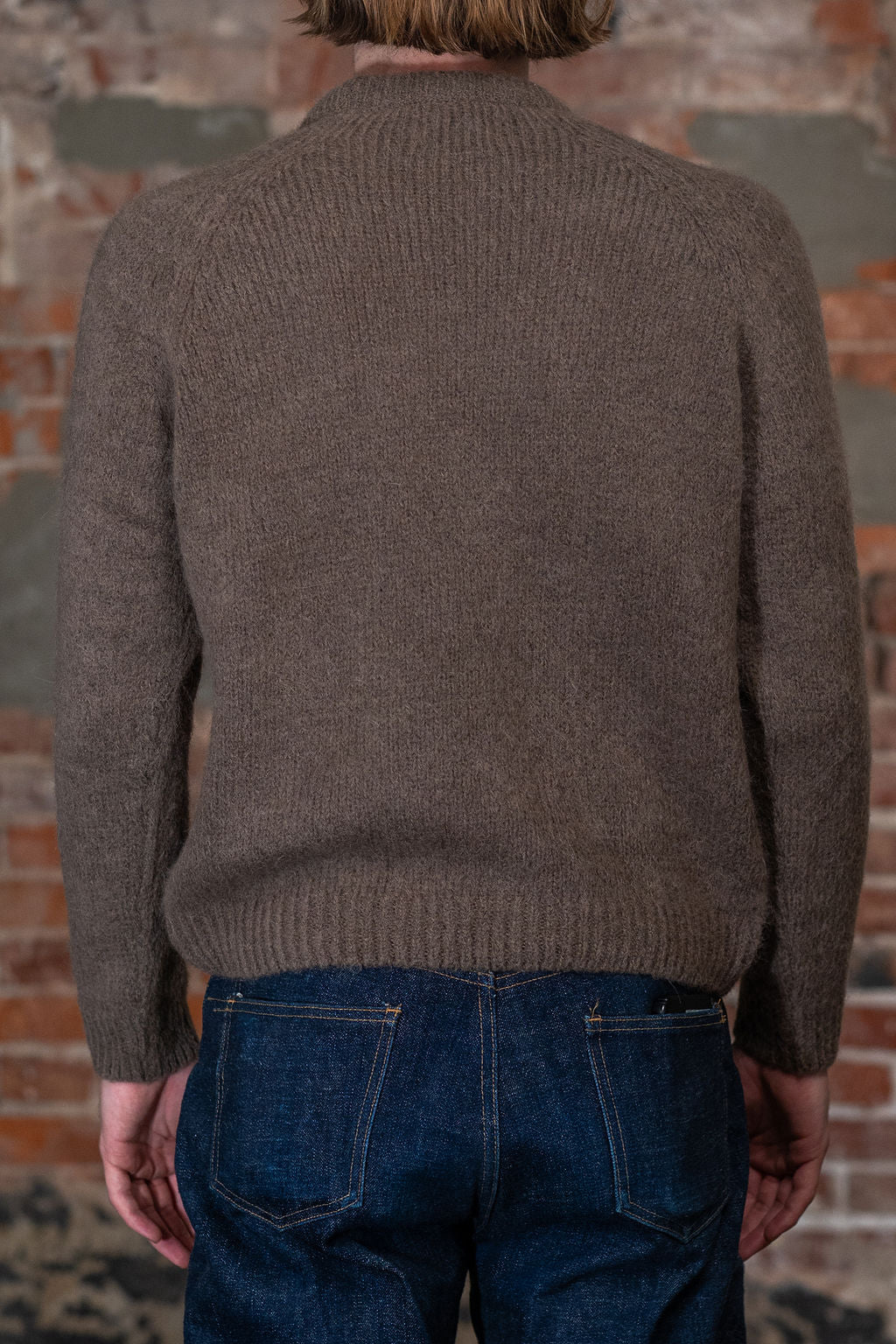 Knickerbocker Fuzz Alpaca Sweater - Earth