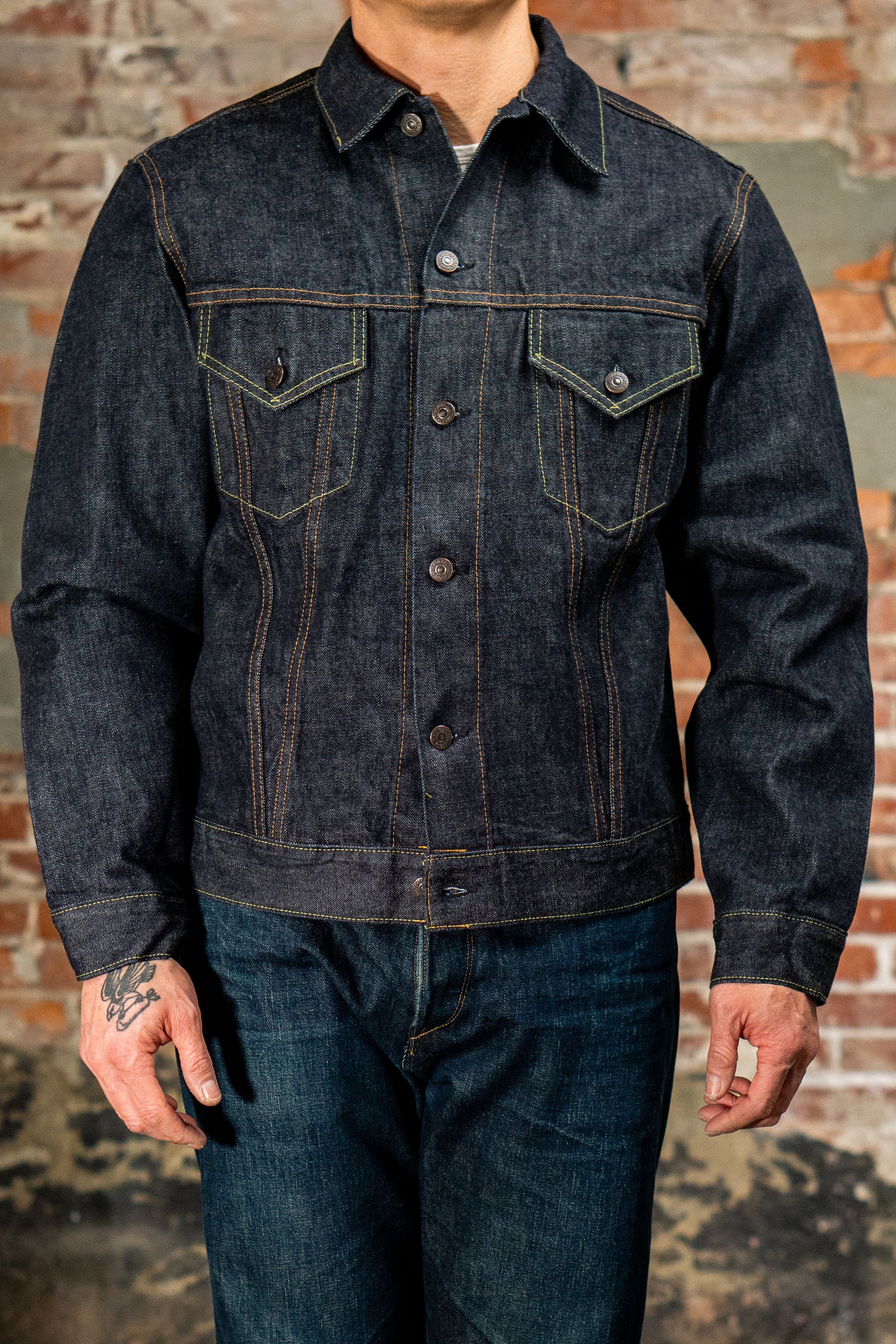 Sugar Cane 1962 14oz Type III Denim Jacket - One Wash