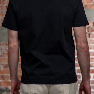 Hansen Garments Julian Crew Neck T-Shirt - Black on model back