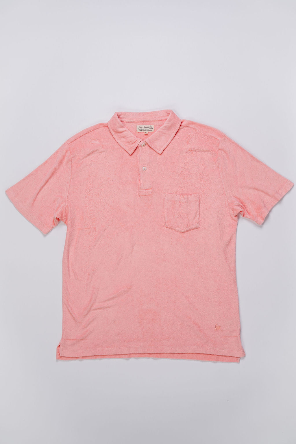 Merz b. Schwanen TPLP02 Good Basic Polo Shirt 4.6oz Terry - Peach