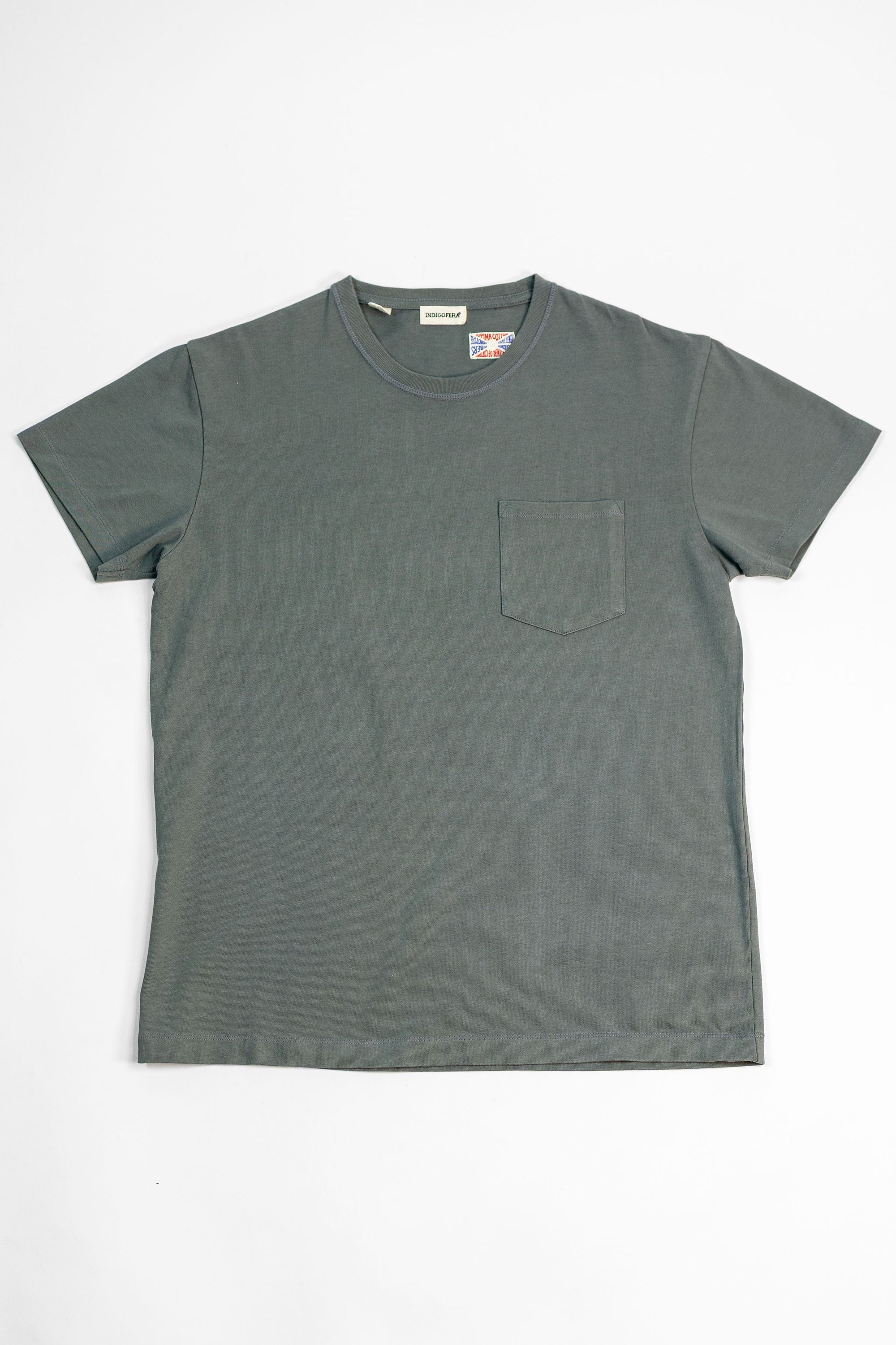 Freenote Cloth 13oz Pocket T-Shirt - Fog