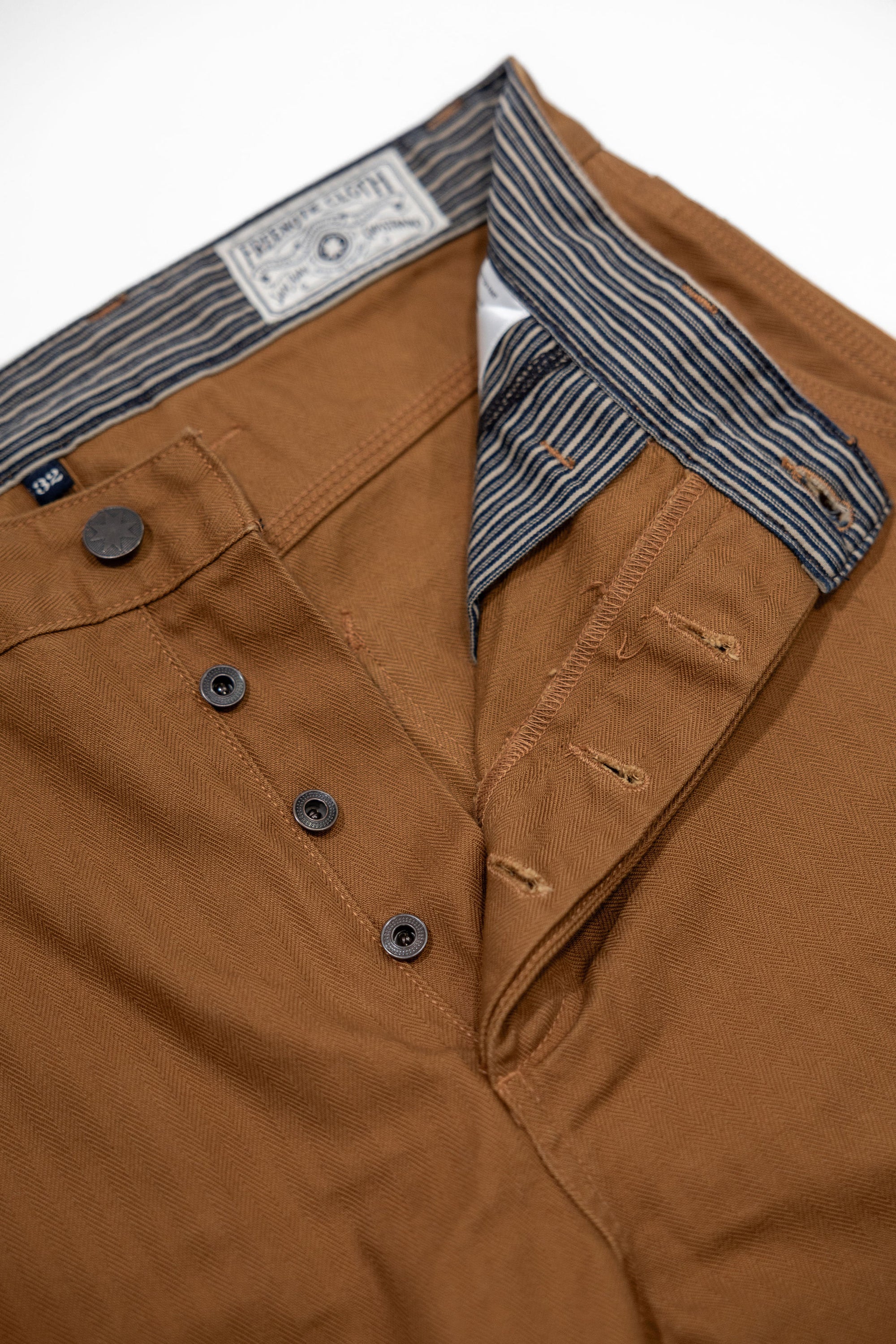 Freenote Coth Ortega Pant - 13oz Rust Herringbone