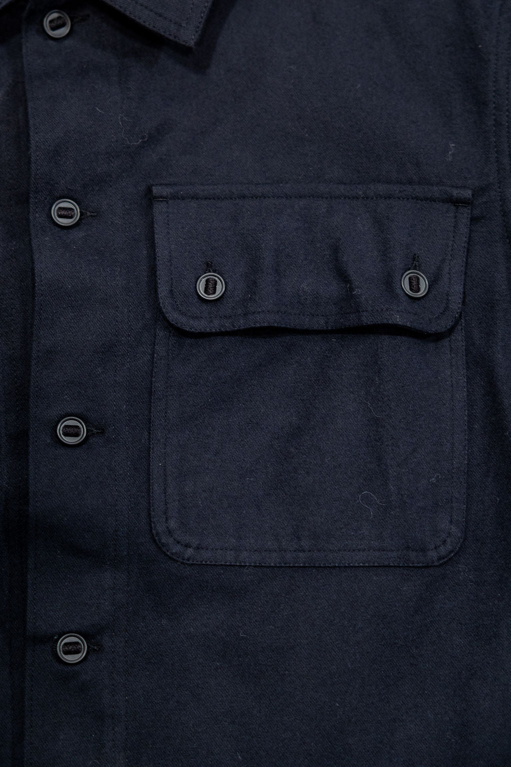 Knickerbocker Market Compact Cotton Overshirt - Black