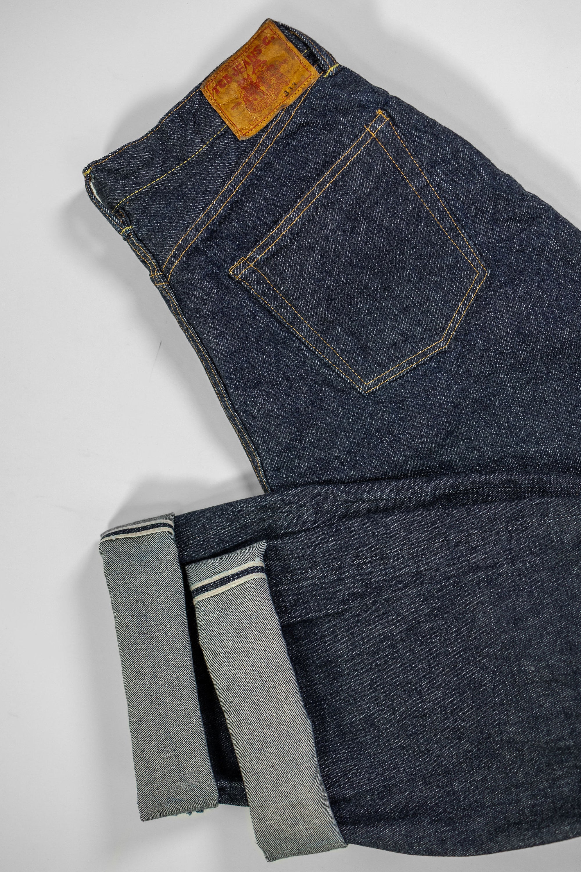 TCB Jeans Baggy 50's Jeans - 13.5oz Denim One Wash