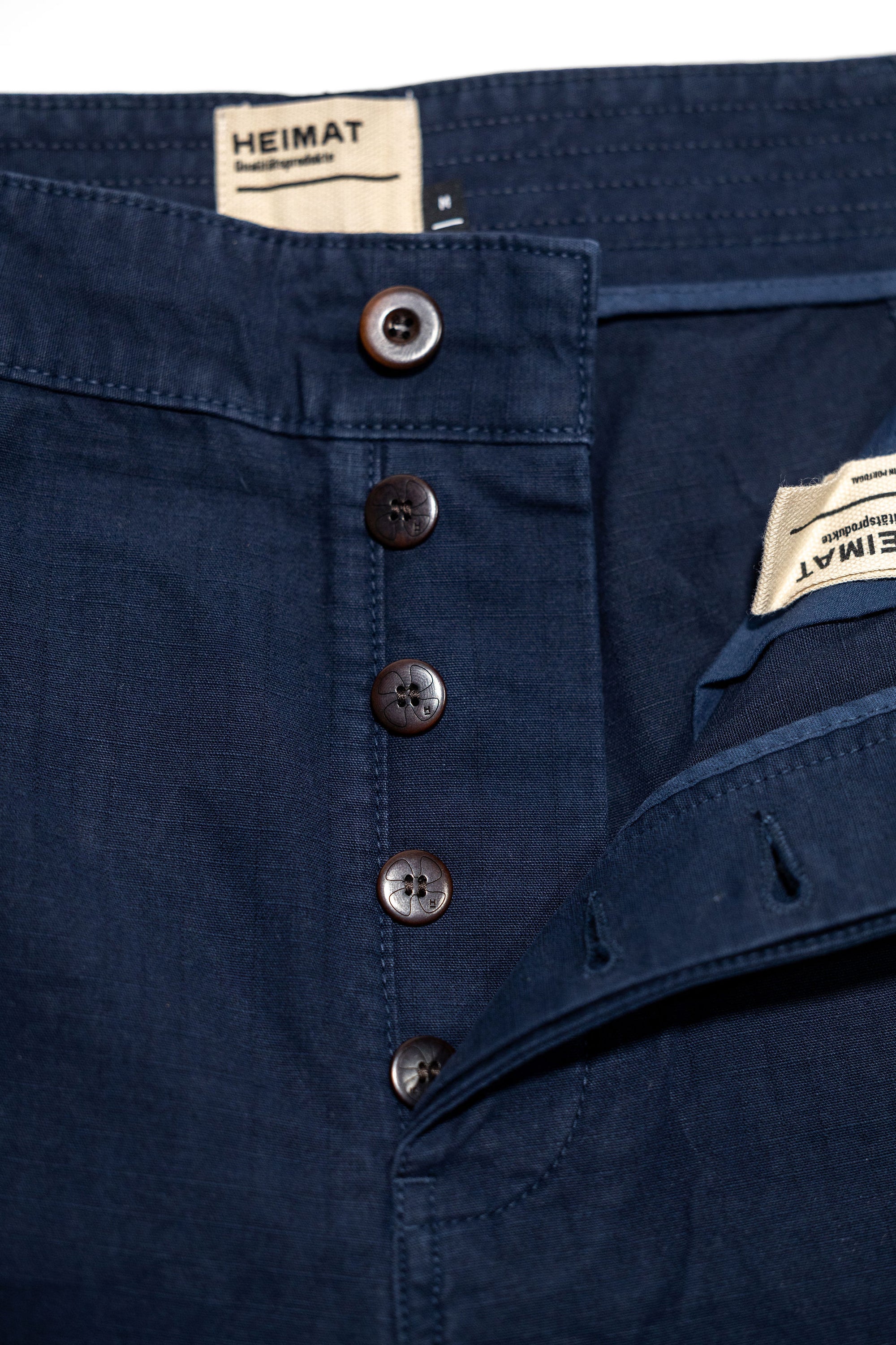 Heimat Textil Journey Short - Ink Rip Stop Cotton