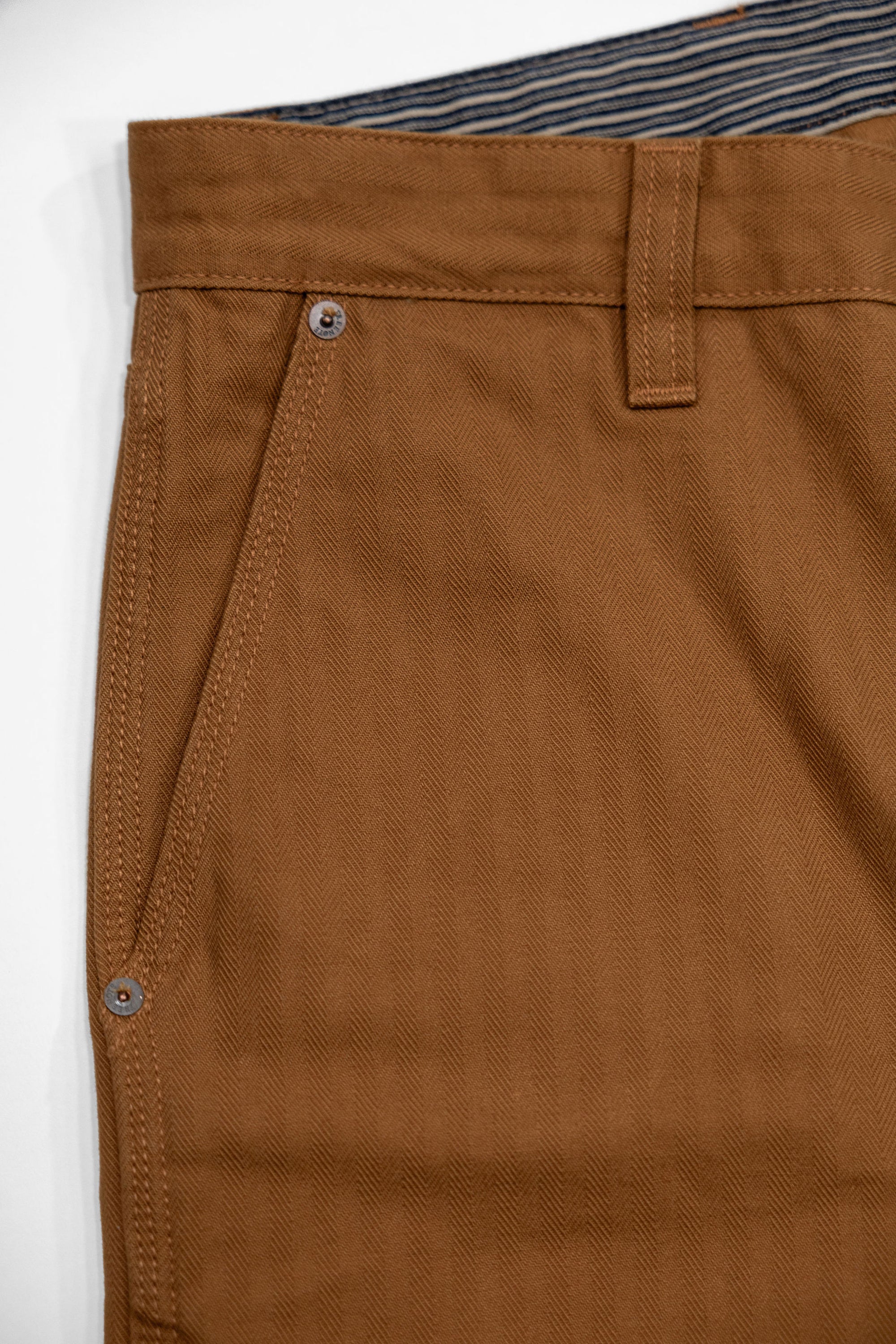 Freenote Coth Ortega Pant - 13oz Rust Herringbone