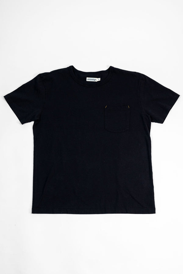 UES Linen Short Sleeve Tee - Black - Franklin & Poe