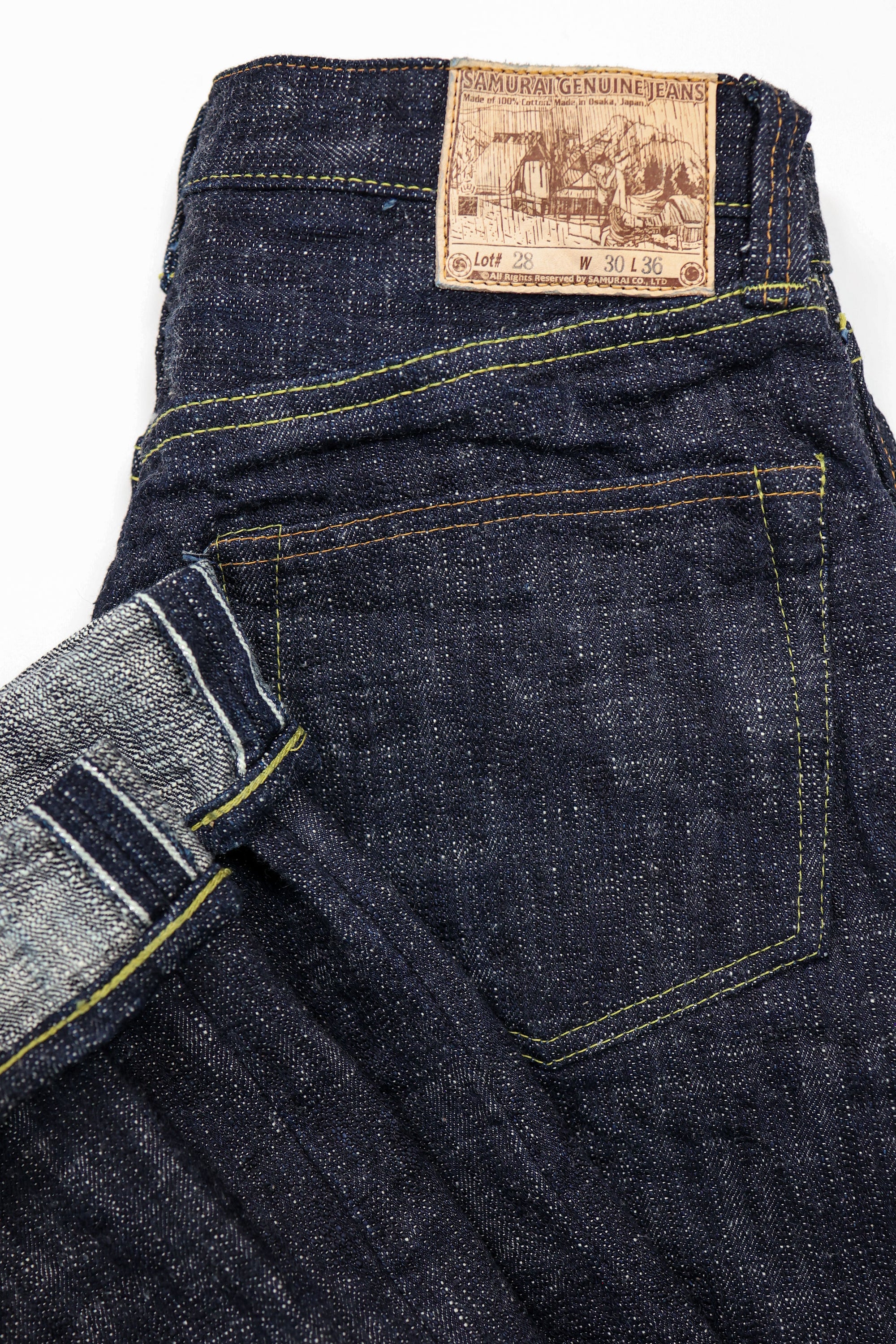 Samurai S3000XX17oz-SDS Relax Straight - "Murasame" 17oz Slub