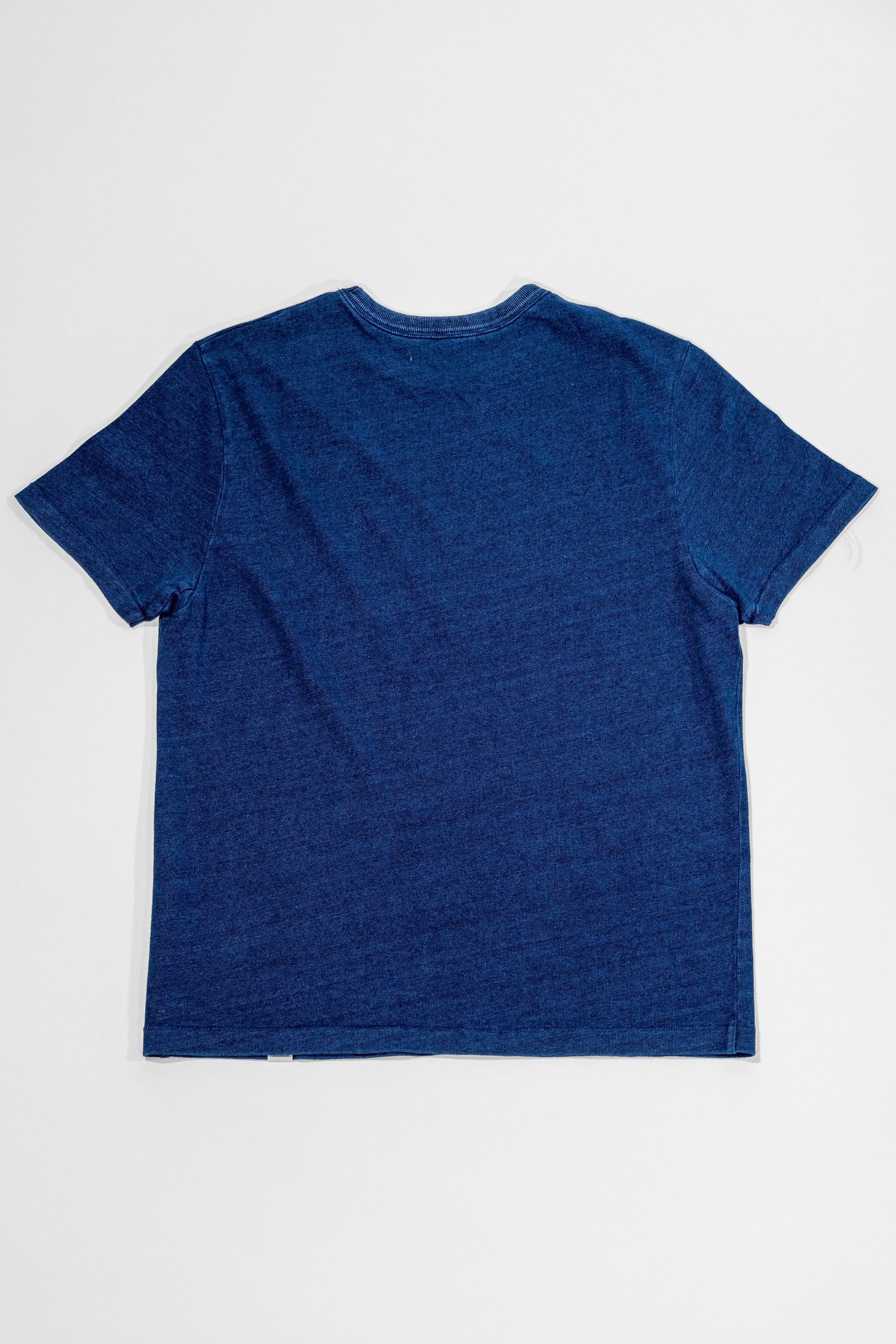 Merz b. Schwanen TEE03 Authentic Jersey Cotton T-Shirt - Indigo