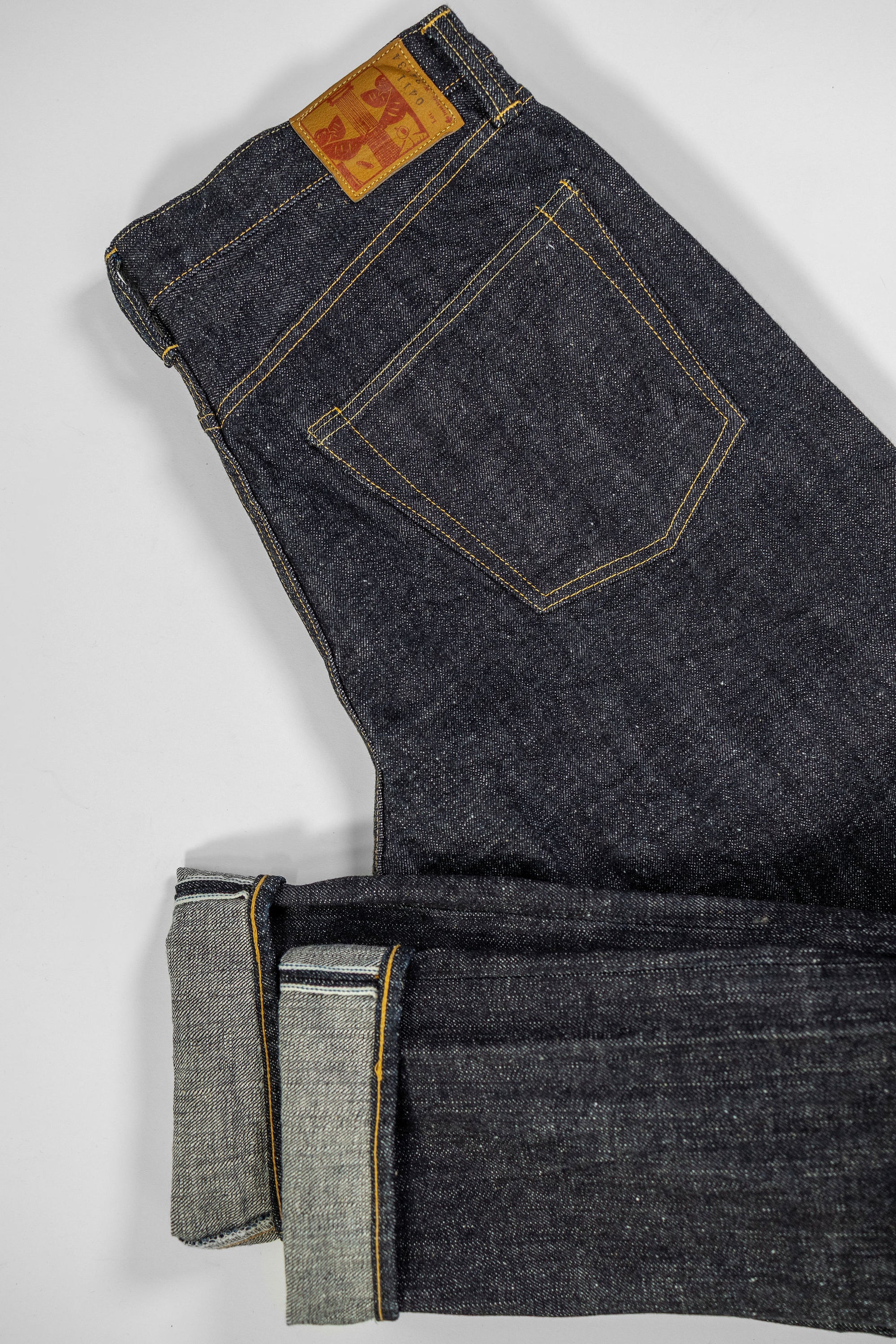 Omoto Denim 0411 15.5oz Nep Denim Straight Fit - Indigo One-Washed