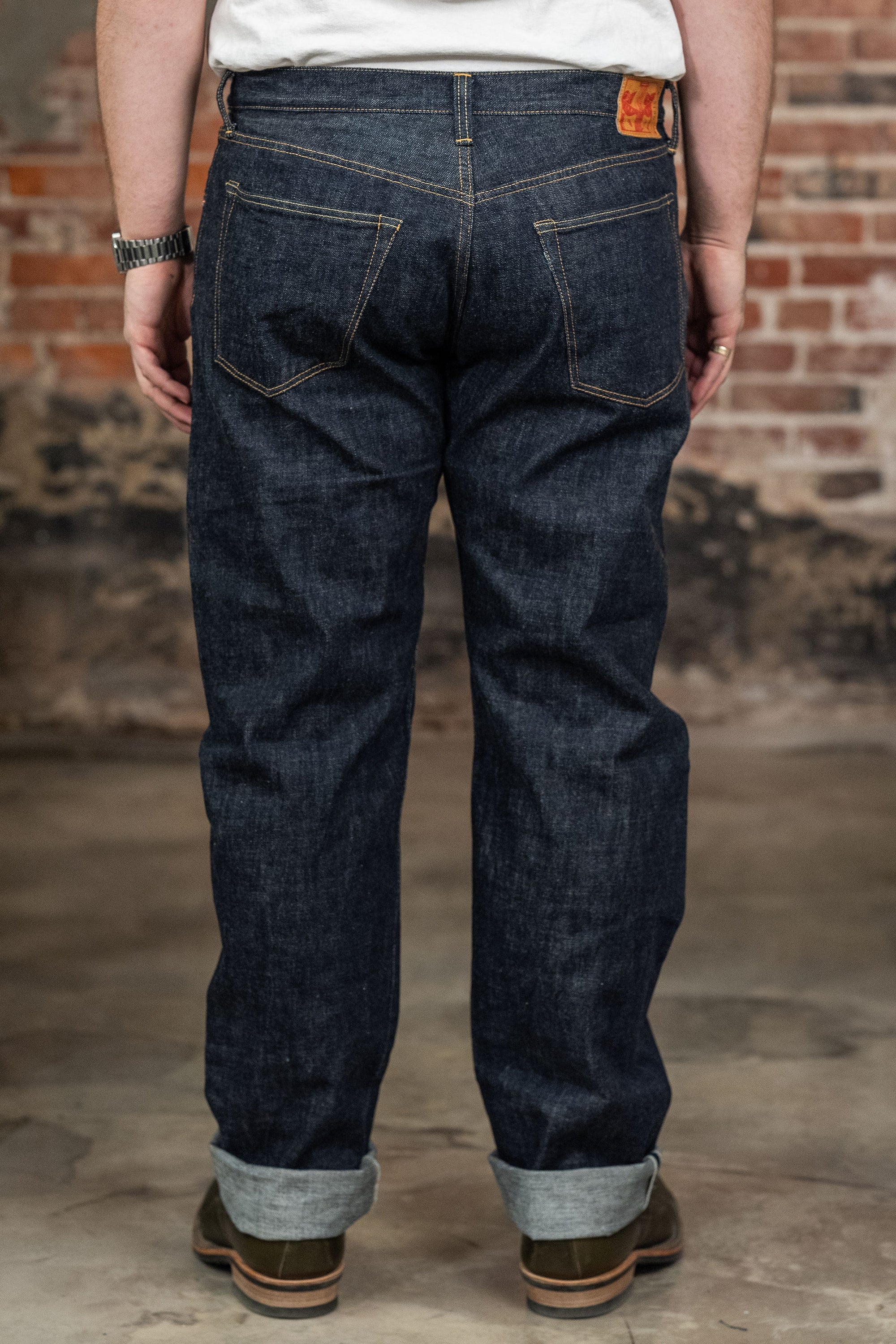 Omoto Denim 0615 13.5oz Denim Relaxed Fit - Indigo One-Washed