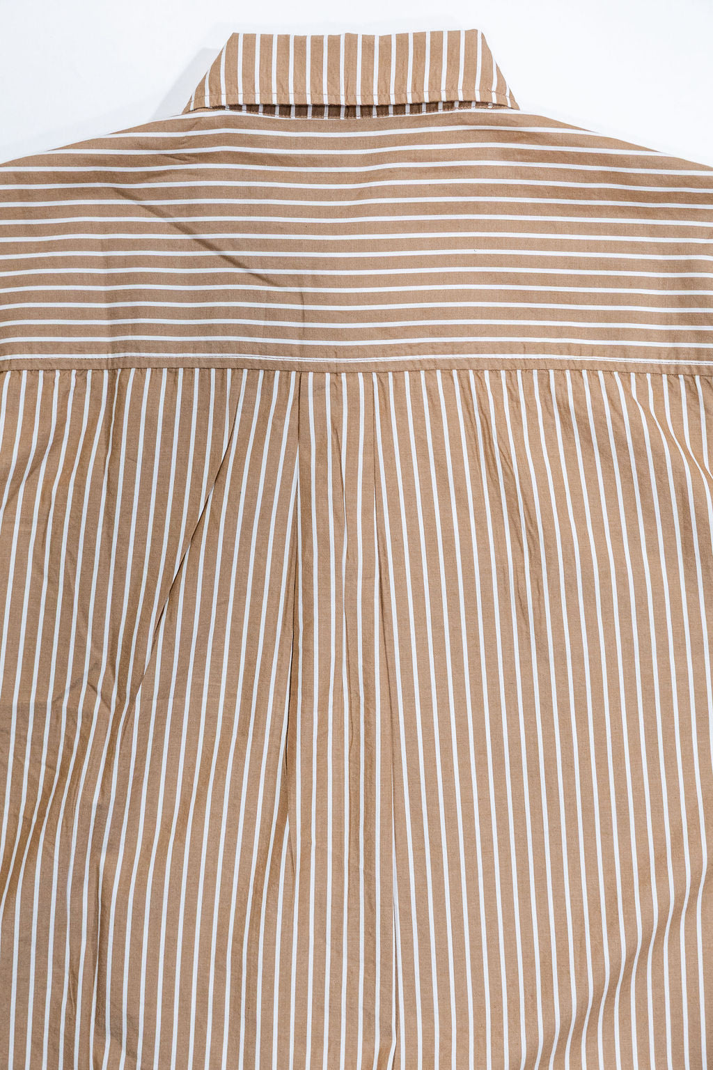3sixteen Commuter Shirt - Brown Ecru Stripe