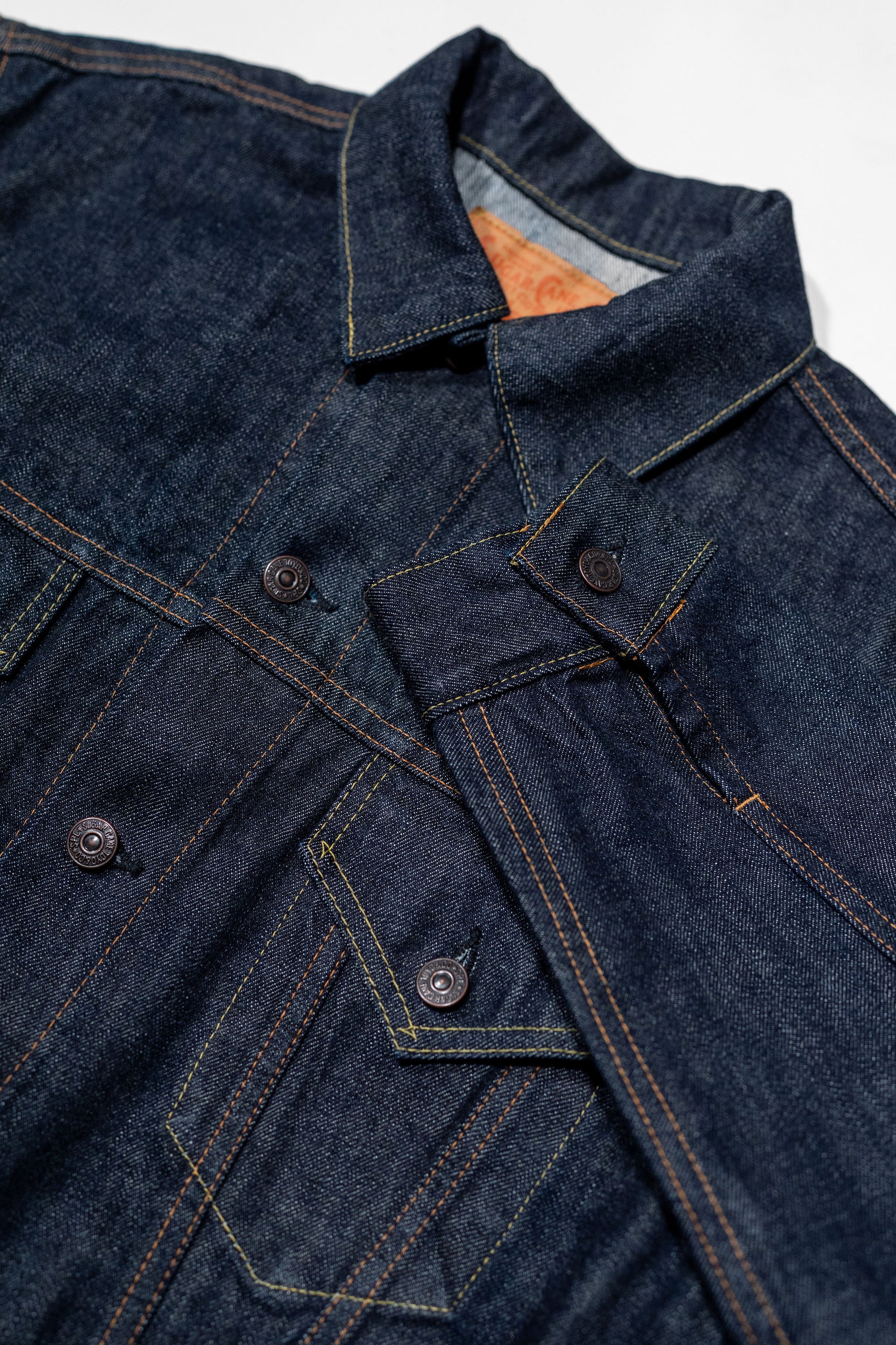 Sugar Cane 1962 14oz Type III Denim Jacket - One Wash